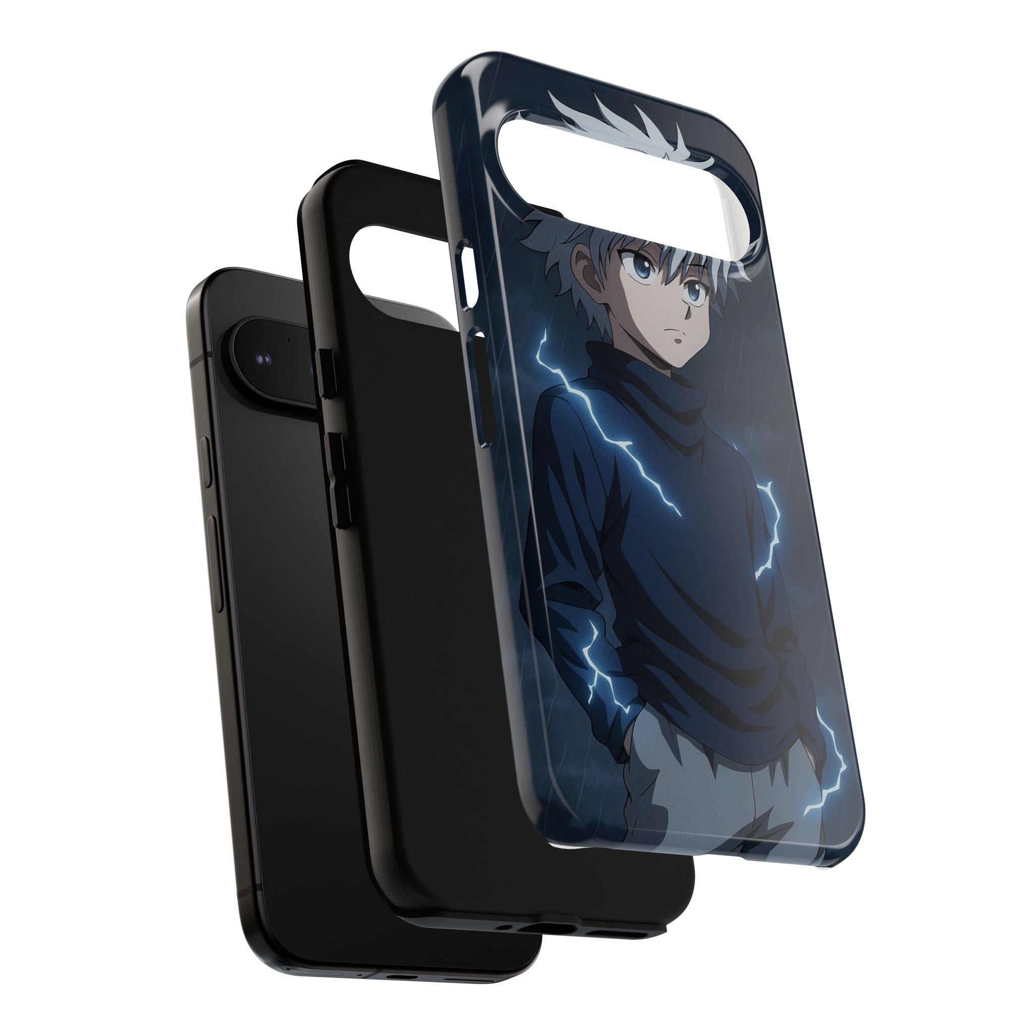 Anime Phone Case Featuring Lightning Design,