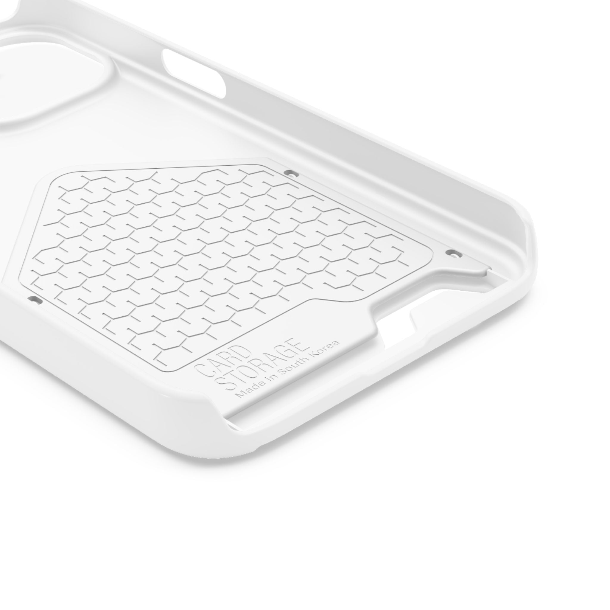 Minimal White Wallet Phone Case