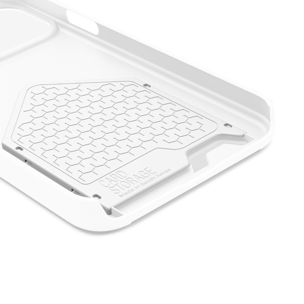Minimal White Wallet Phone Case