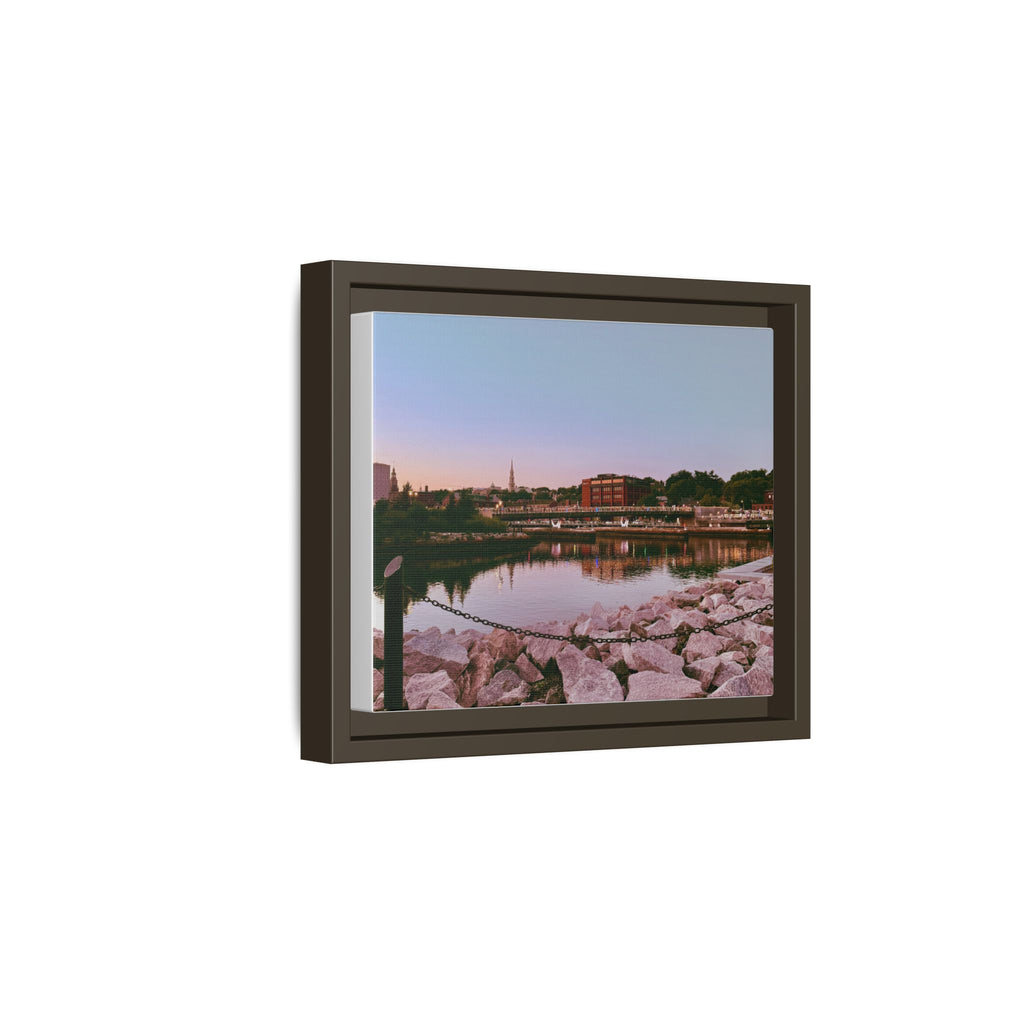 Tranquil Harbor Sunset Wall Art