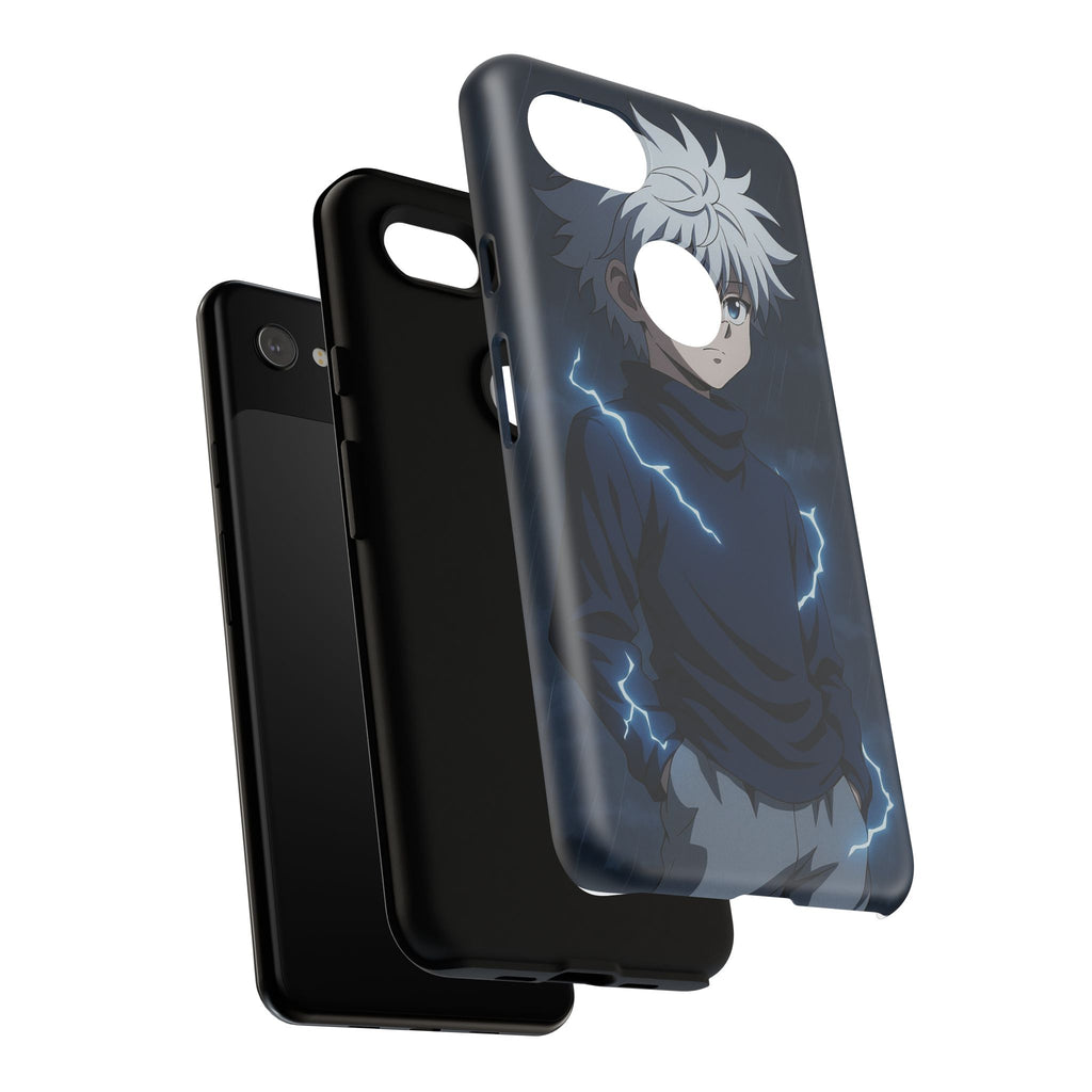 Anime Phone Case Featuring Lightning Design,