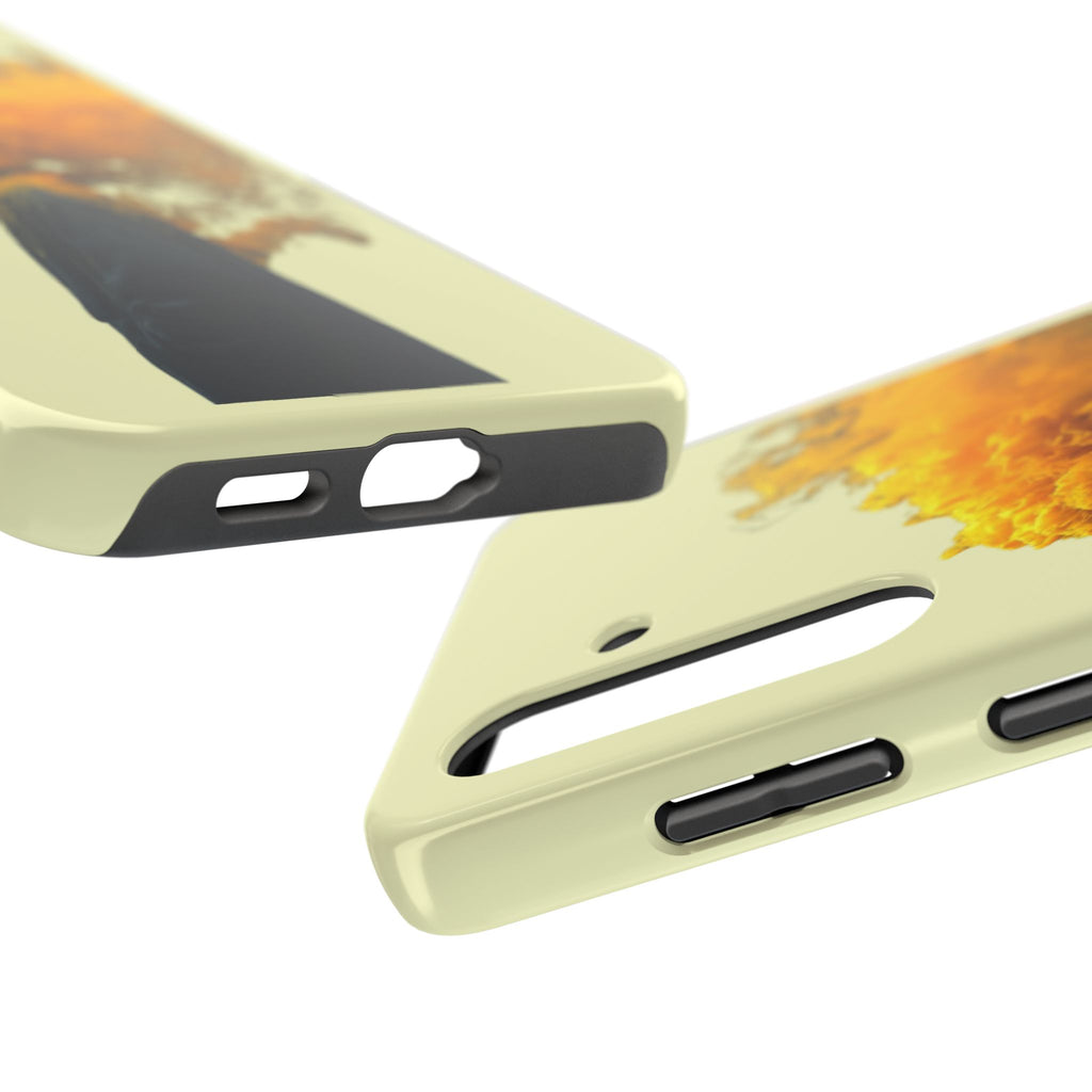 Surreal Yellow Smoke Head Protective Cover