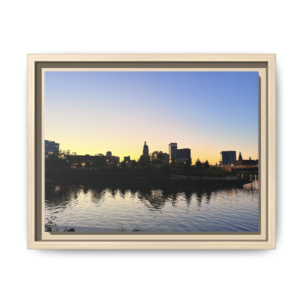 City Skyline Sunset Wall Art