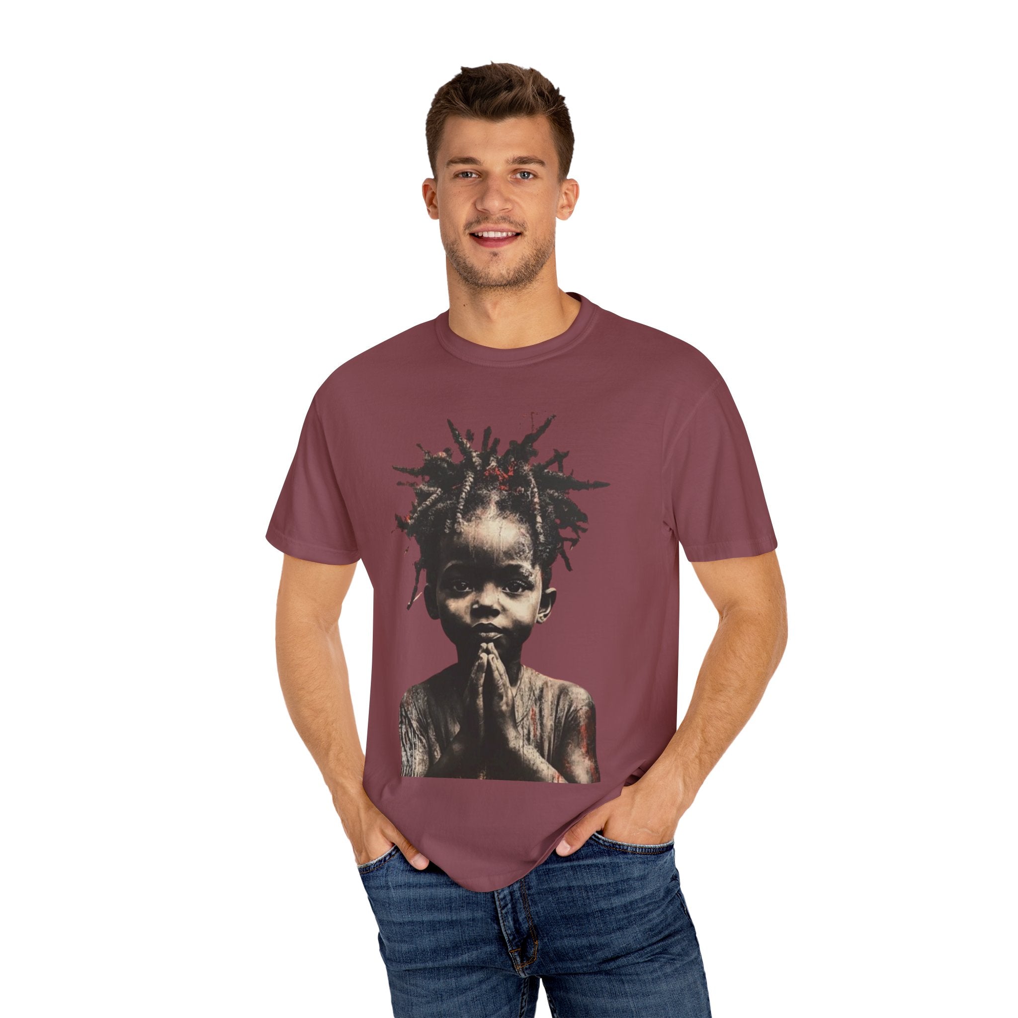 Artistic Unisex T-Shirt with Unique Design, Casual Wear, Gift for Art Lovers, Statement Tee, Bohemian Style