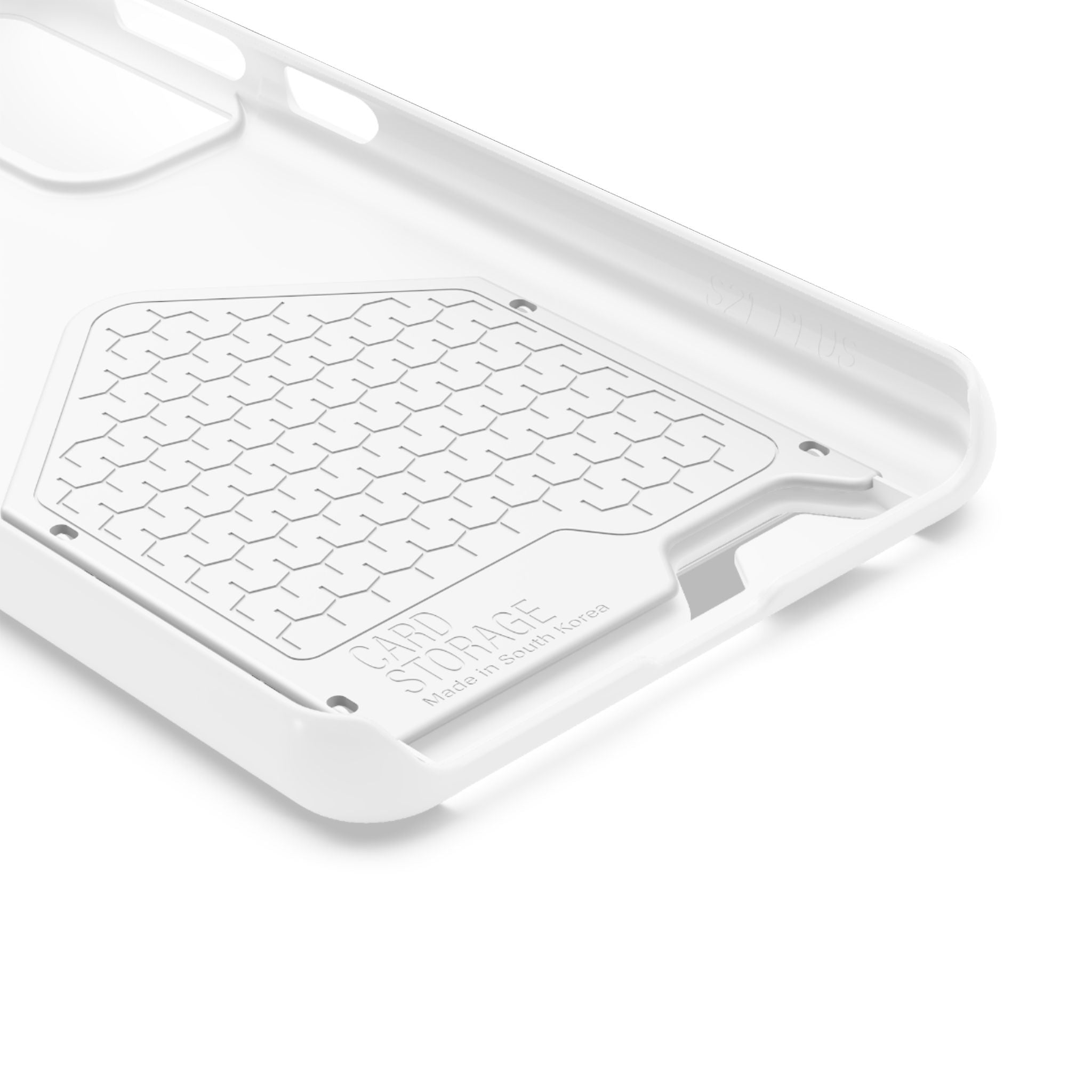 Minimal White Wallet Phone Case
