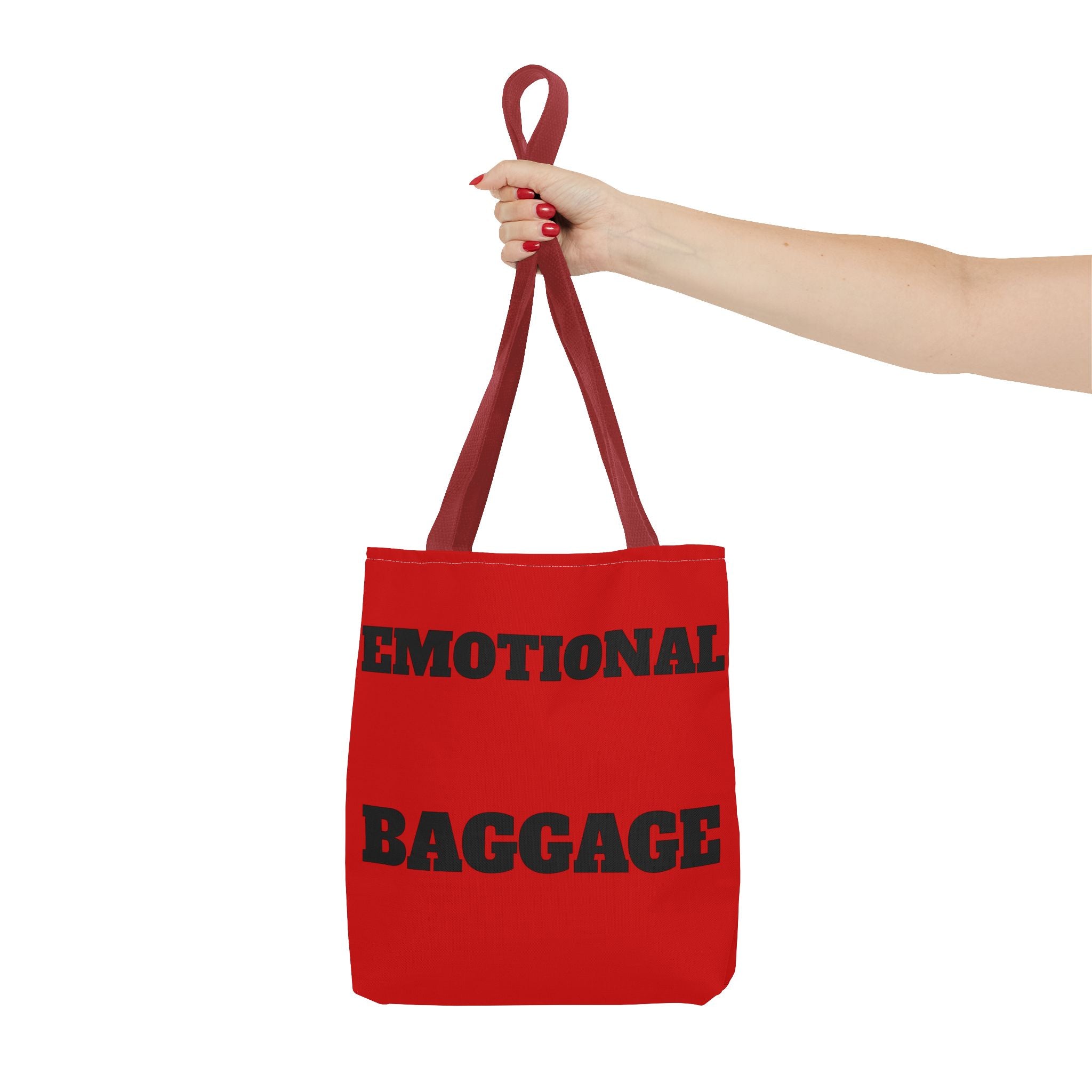 Emotional Baggage Tote Bag — Red Statement Shopper