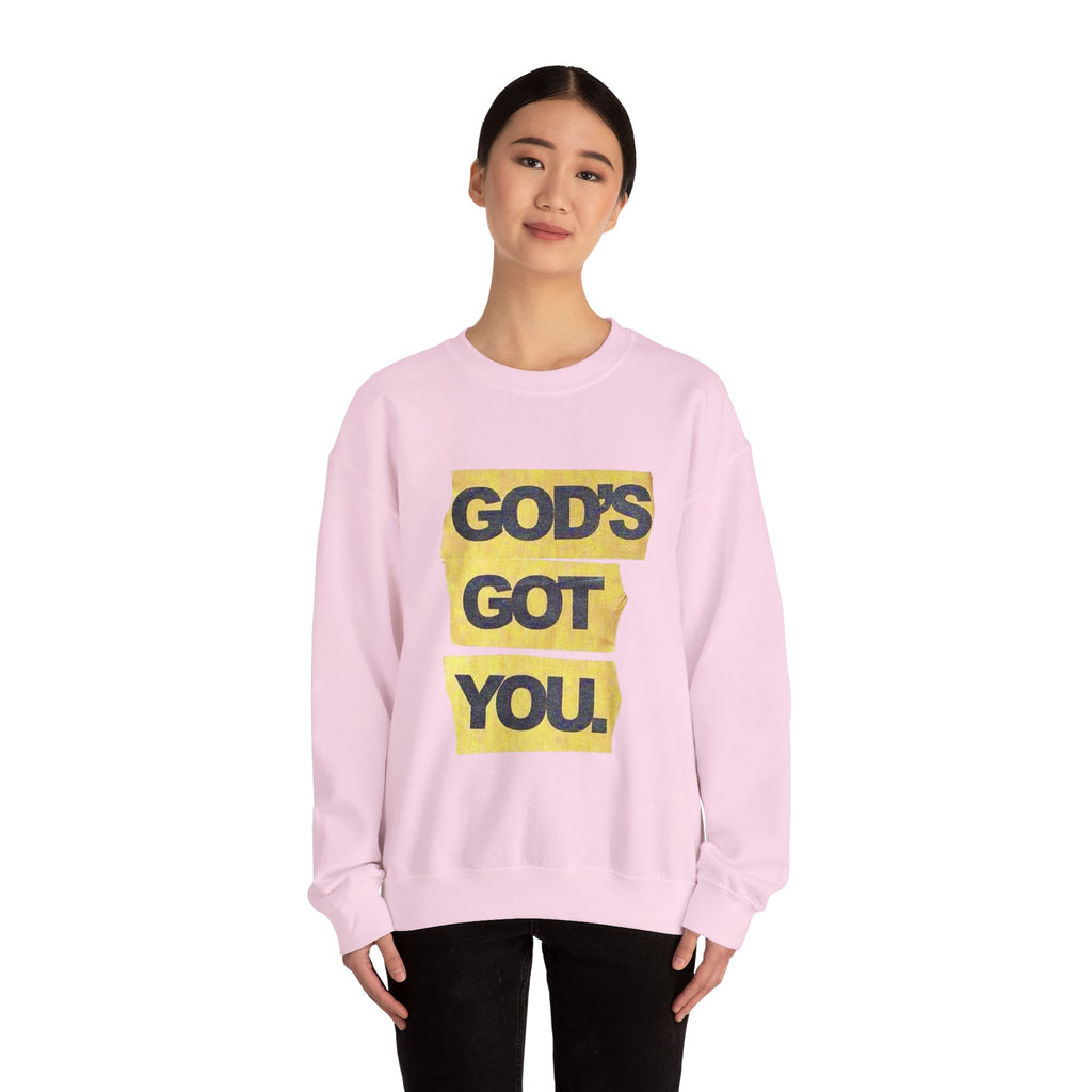 God's Got You Crewneck Sweatshirt, Inspirational Gift, Unisex Sweatshirt, Motivational Fashion, Encouragement Apparel, Cozy Everyday Wear