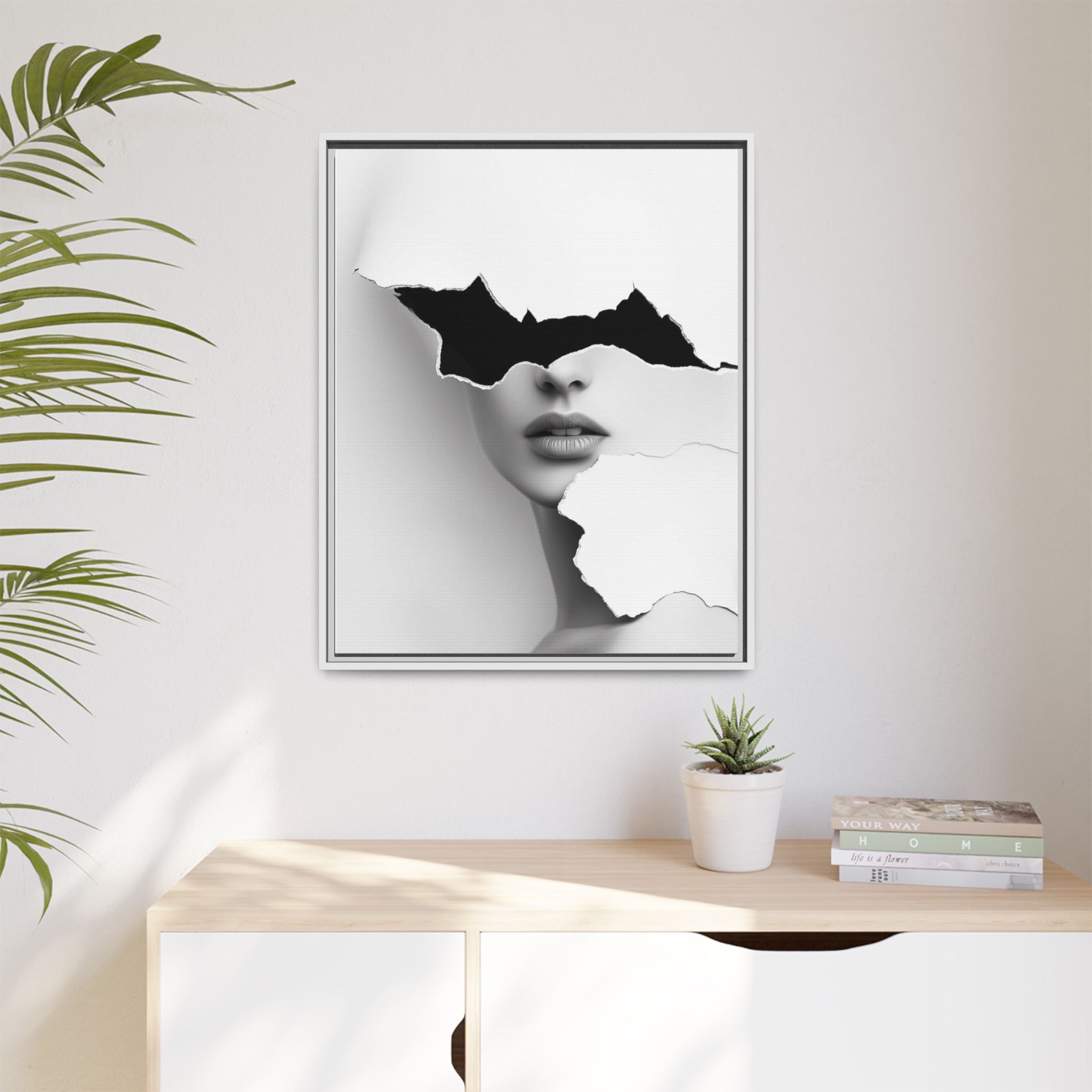 Matte Canvas, Framed (Multi-color)