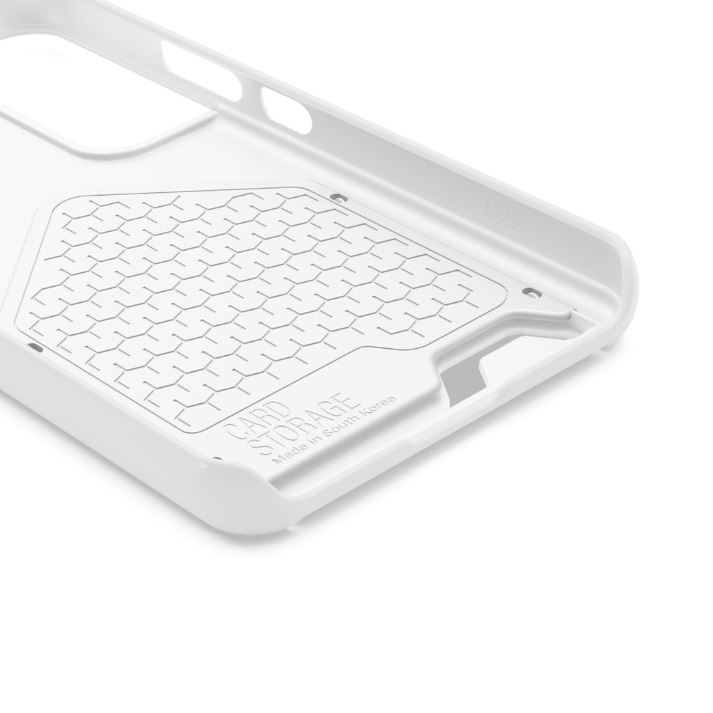 Minimal White Wallet Phone Case