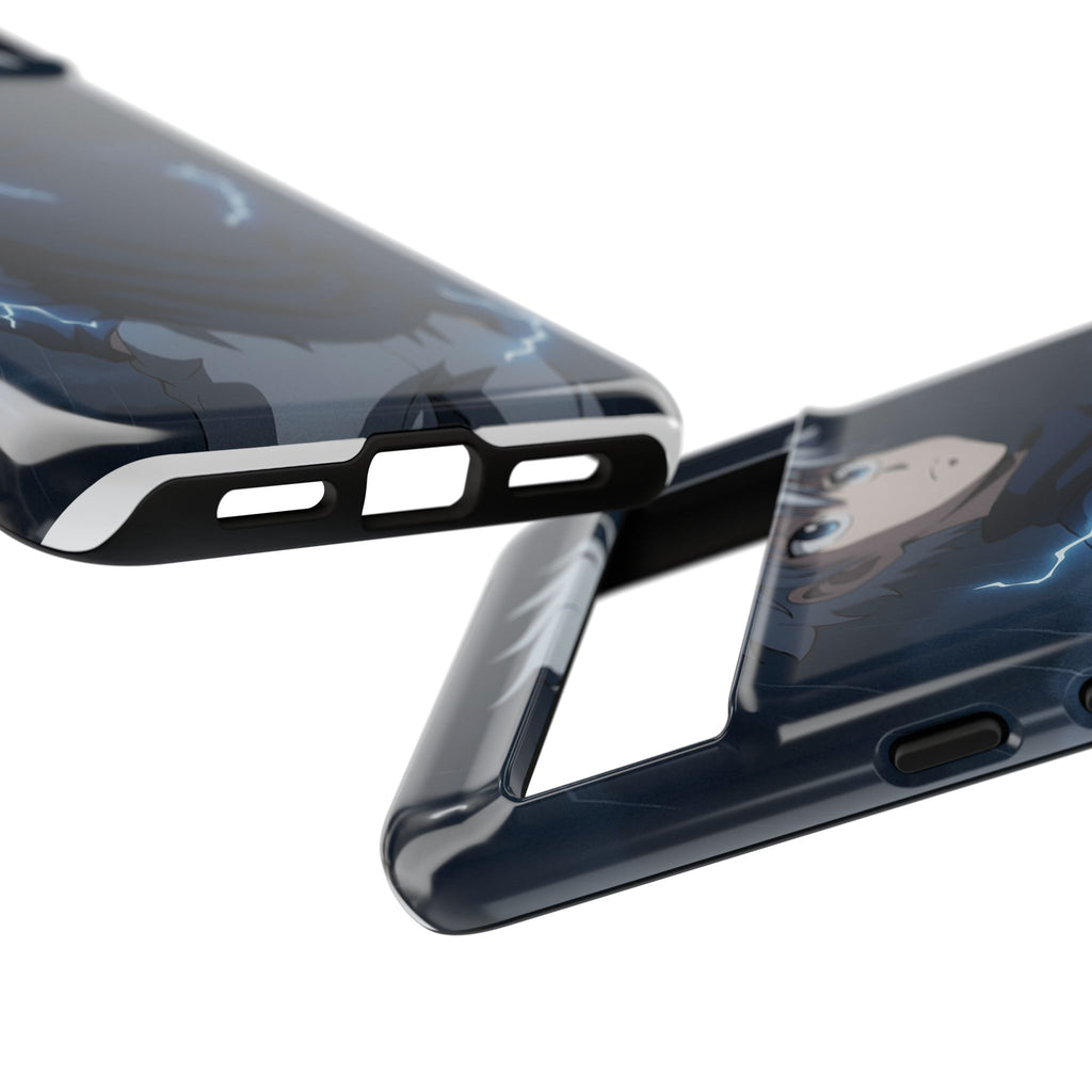 Anime Phone Case Featuring Lightning Design,