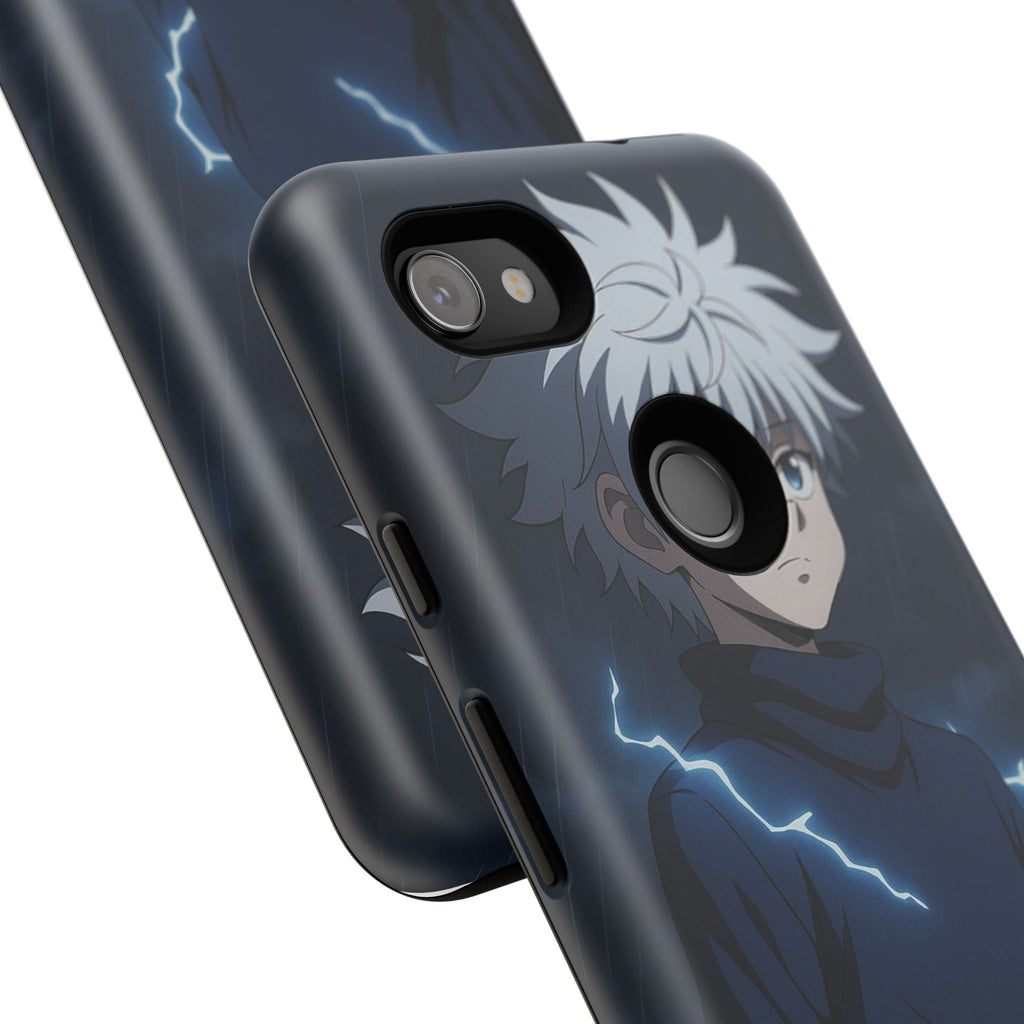 Anime Phone Case Featuring Lightning Design,
