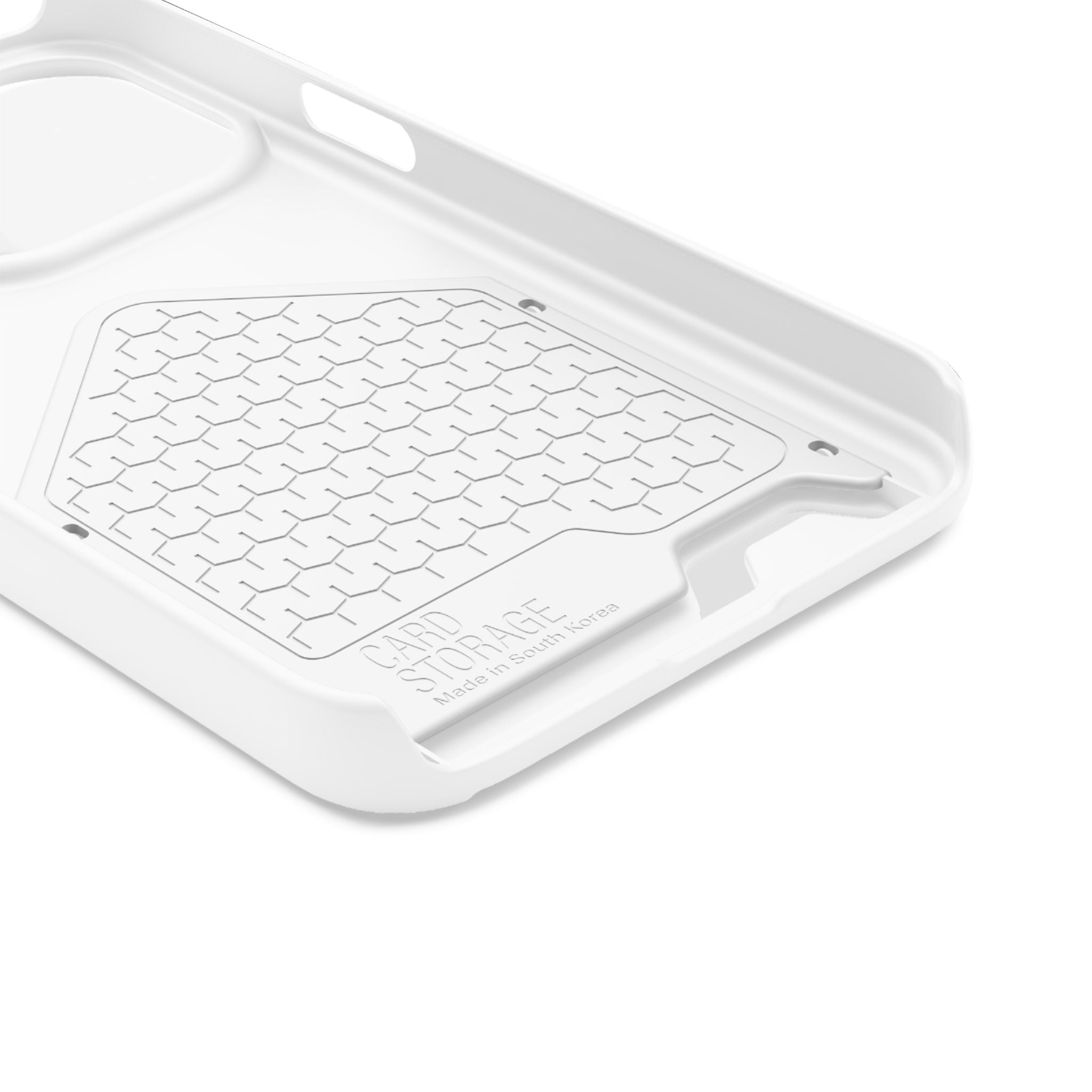Minimal White Wallet Phone Case