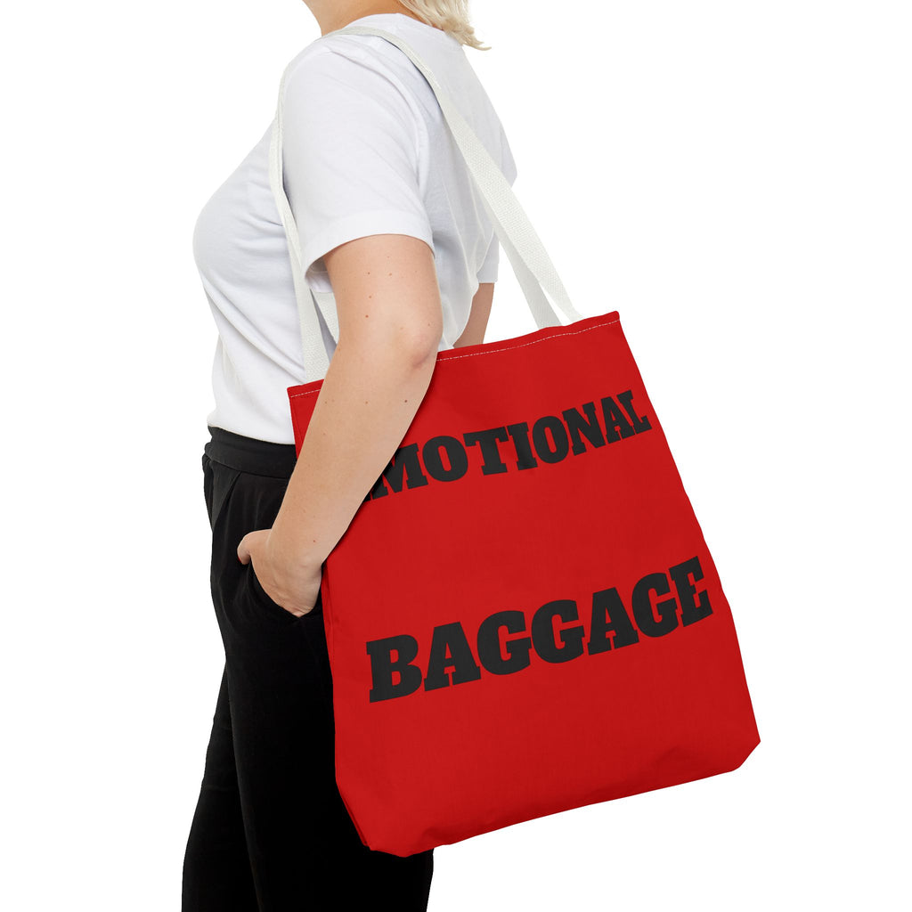 Emotional Baggage Tote Bag — Red Statement Shopper