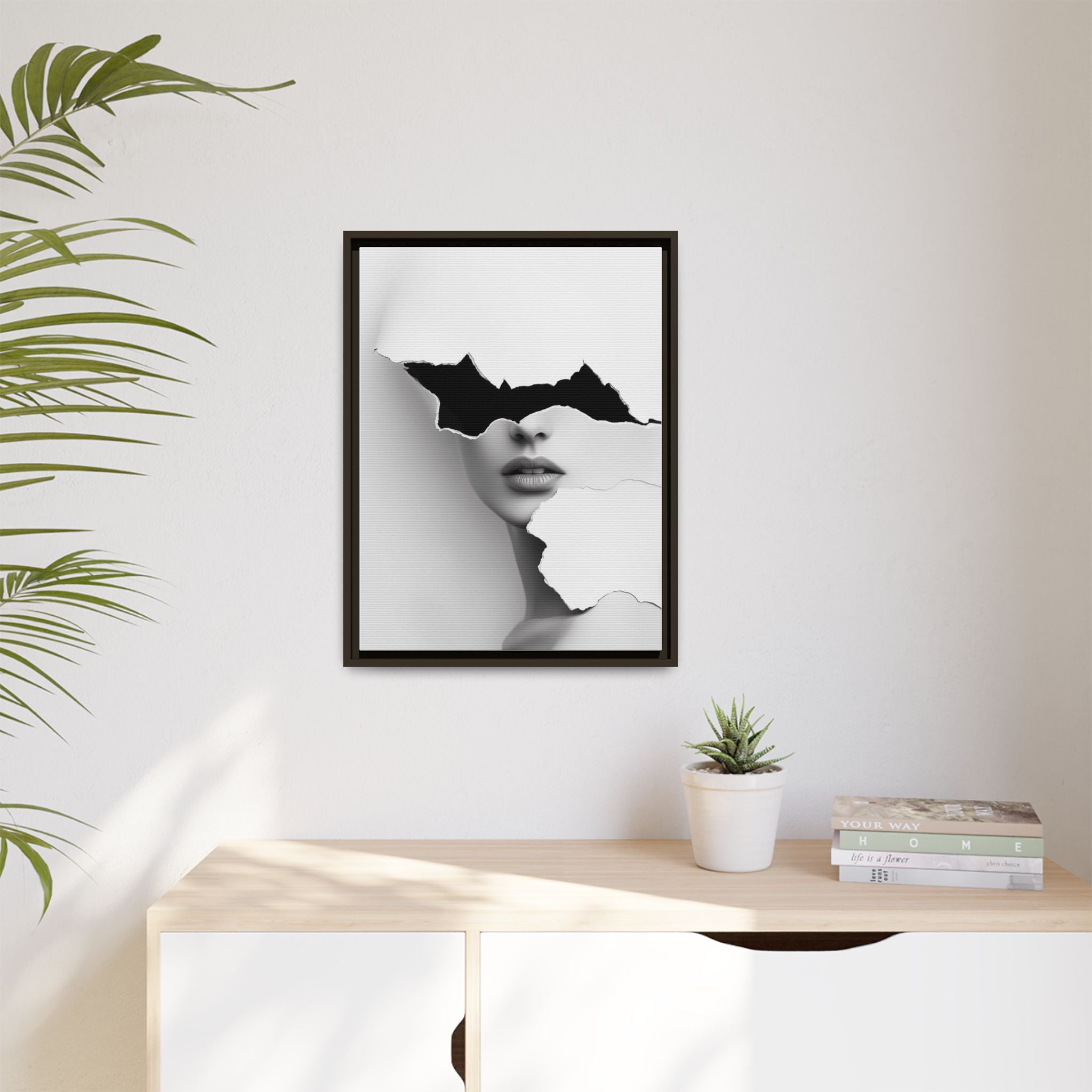 Matte Canvas, Framed (Multi-color)