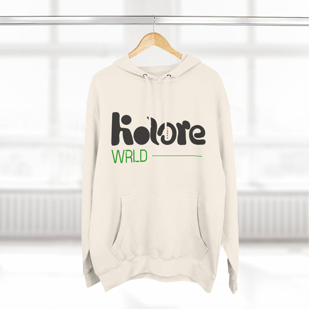 Three-Panel Fleece Hoodie