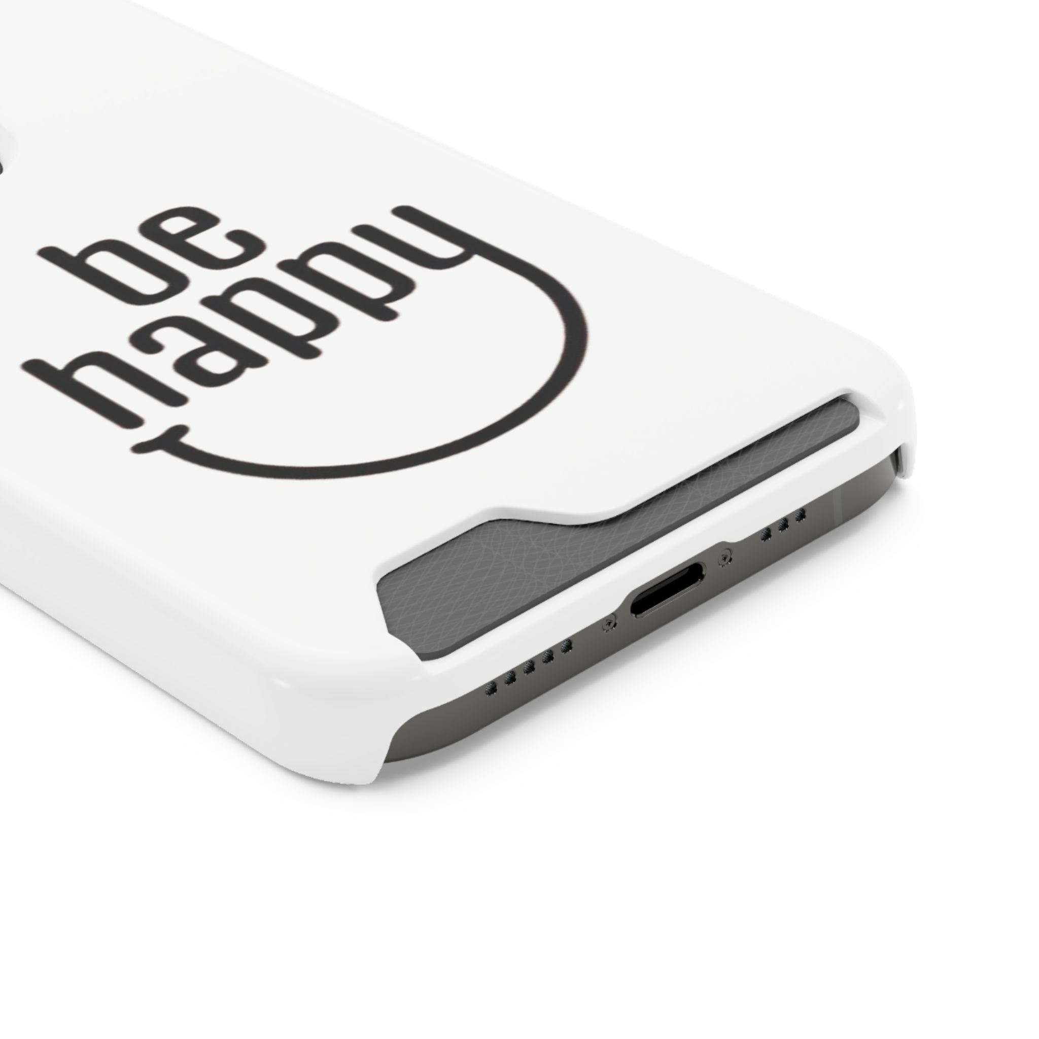 Minimal White Wallet Phone Case