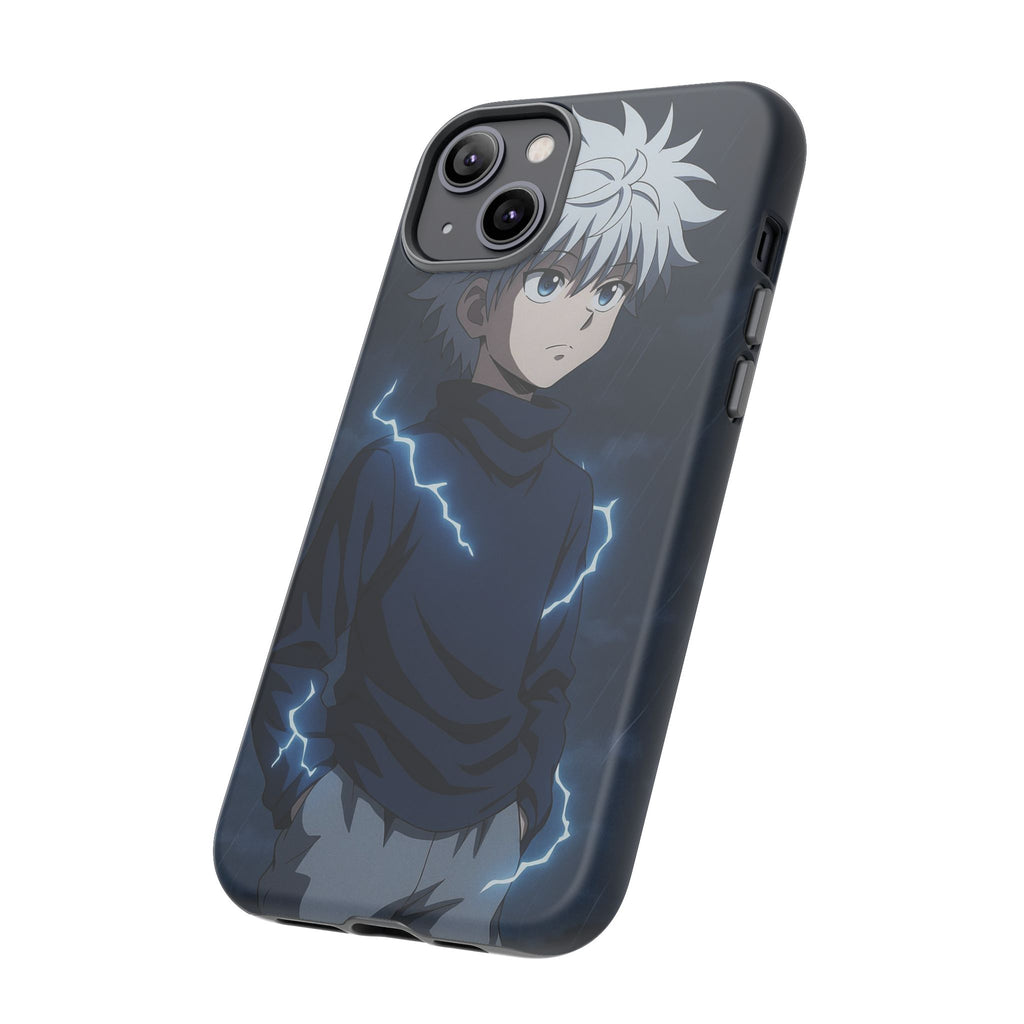 Anime Phone Case Featuring Lightning Design,