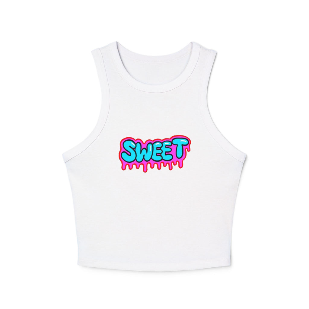 Sweet Graphic Racer Tank Top