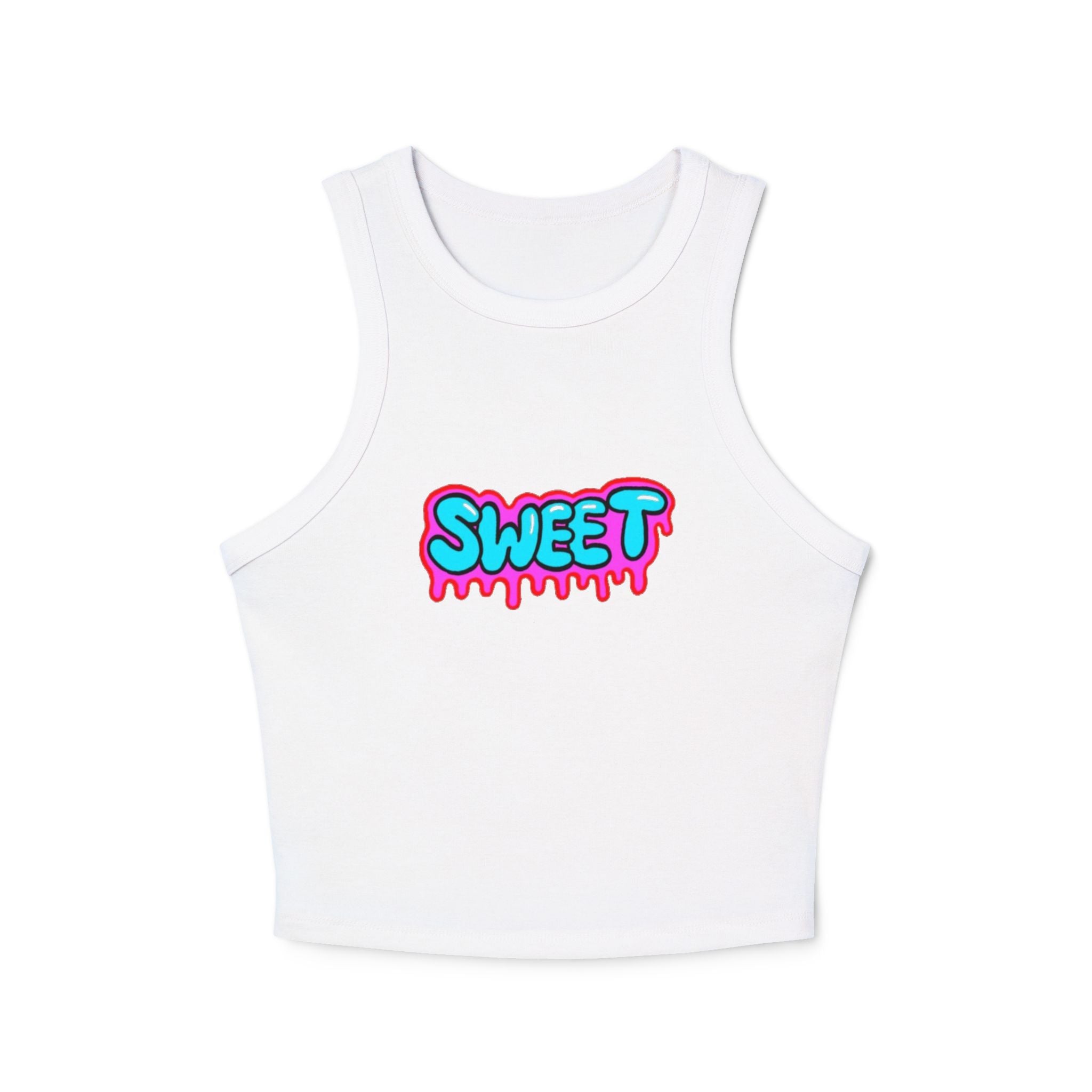 Sweet Graphic Racer Tank Top