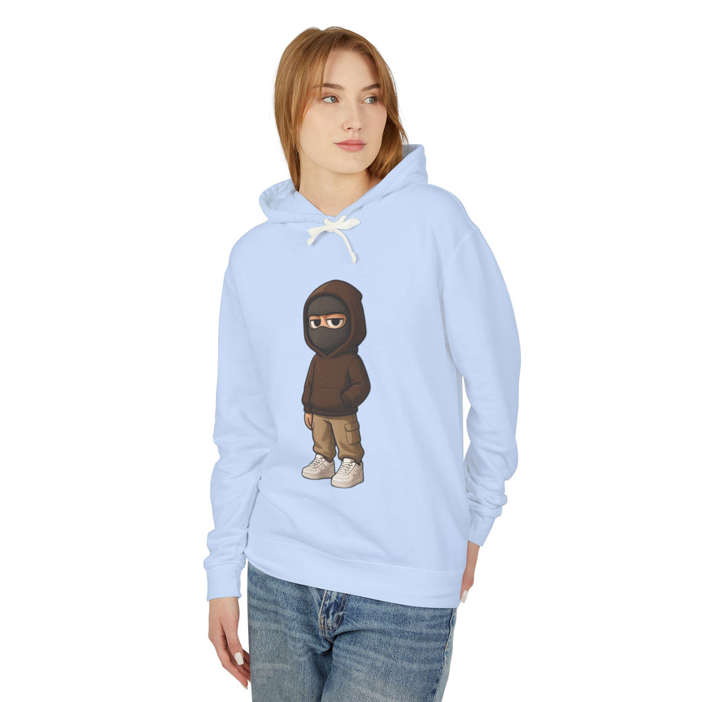 Streetwear Ninja Character Graphic Hoodie