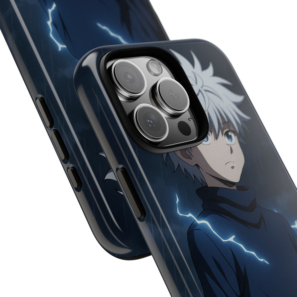 Anime Phone Case Featuring Lightning Design,
