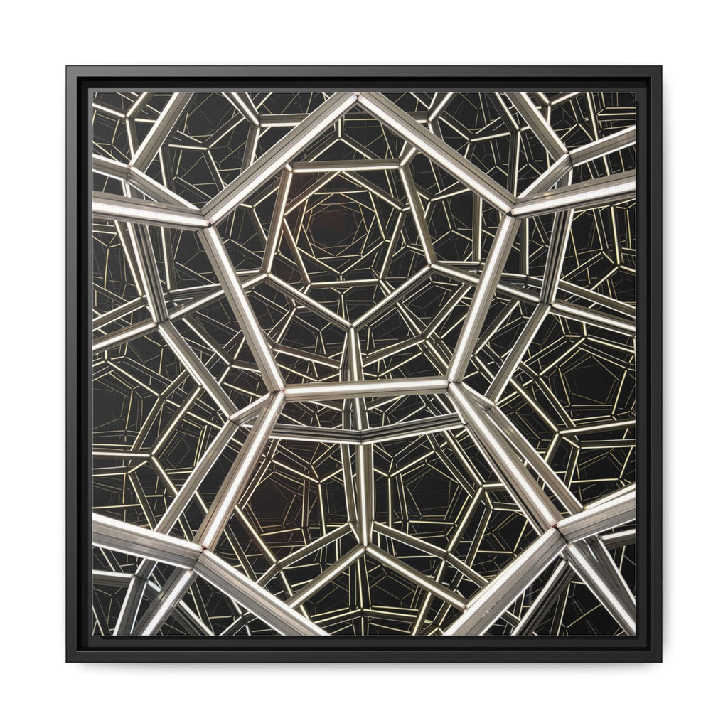 Framed Wall Art Print, Modern Geometric Canvas, Abstract Home Decor, Unique Gift, Stylish Office Art, Contemporary Room Decor