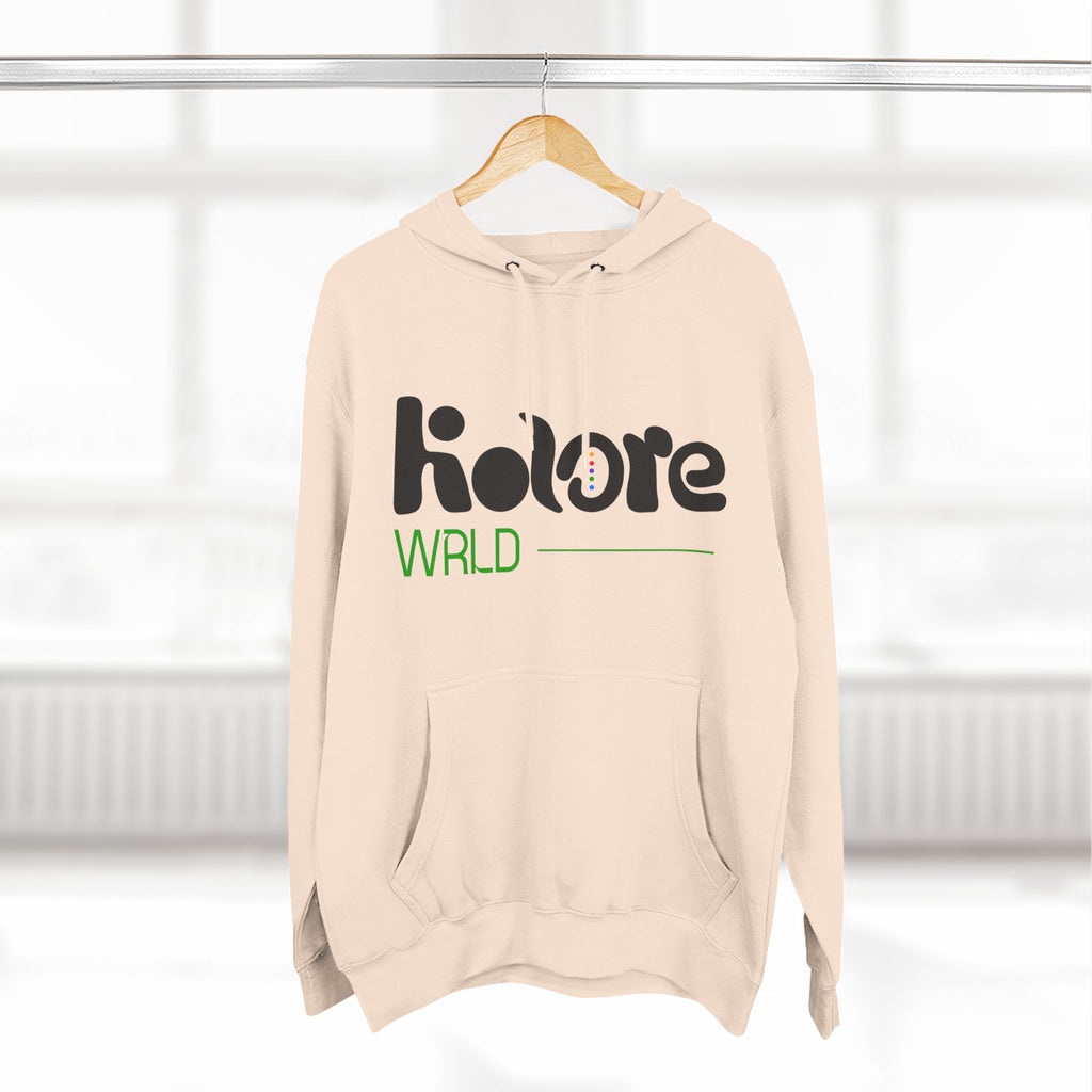 Three-Panel Fleece Hoodie