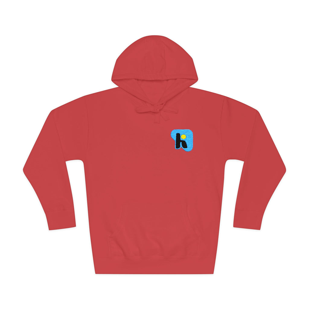 K Initial Floral Patch Hoodie