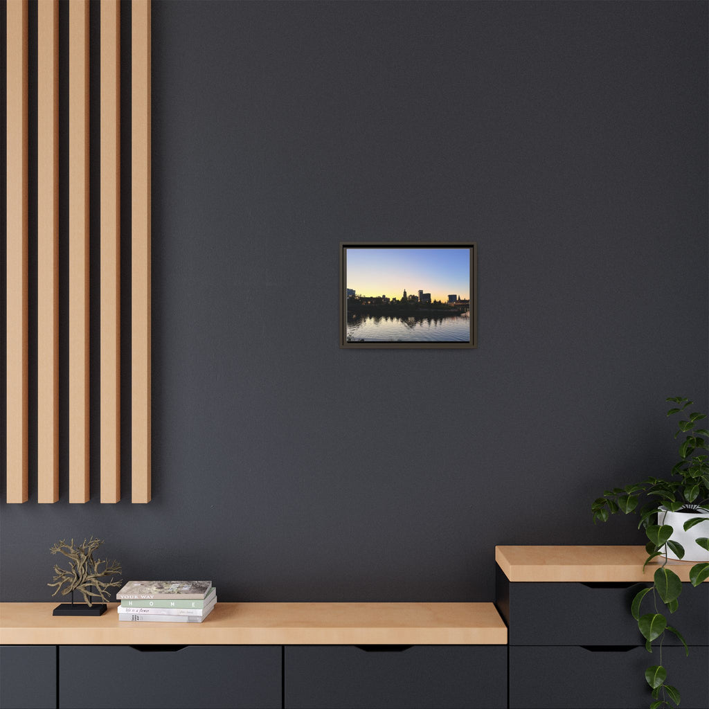 City Skyline Sunset Wall Art