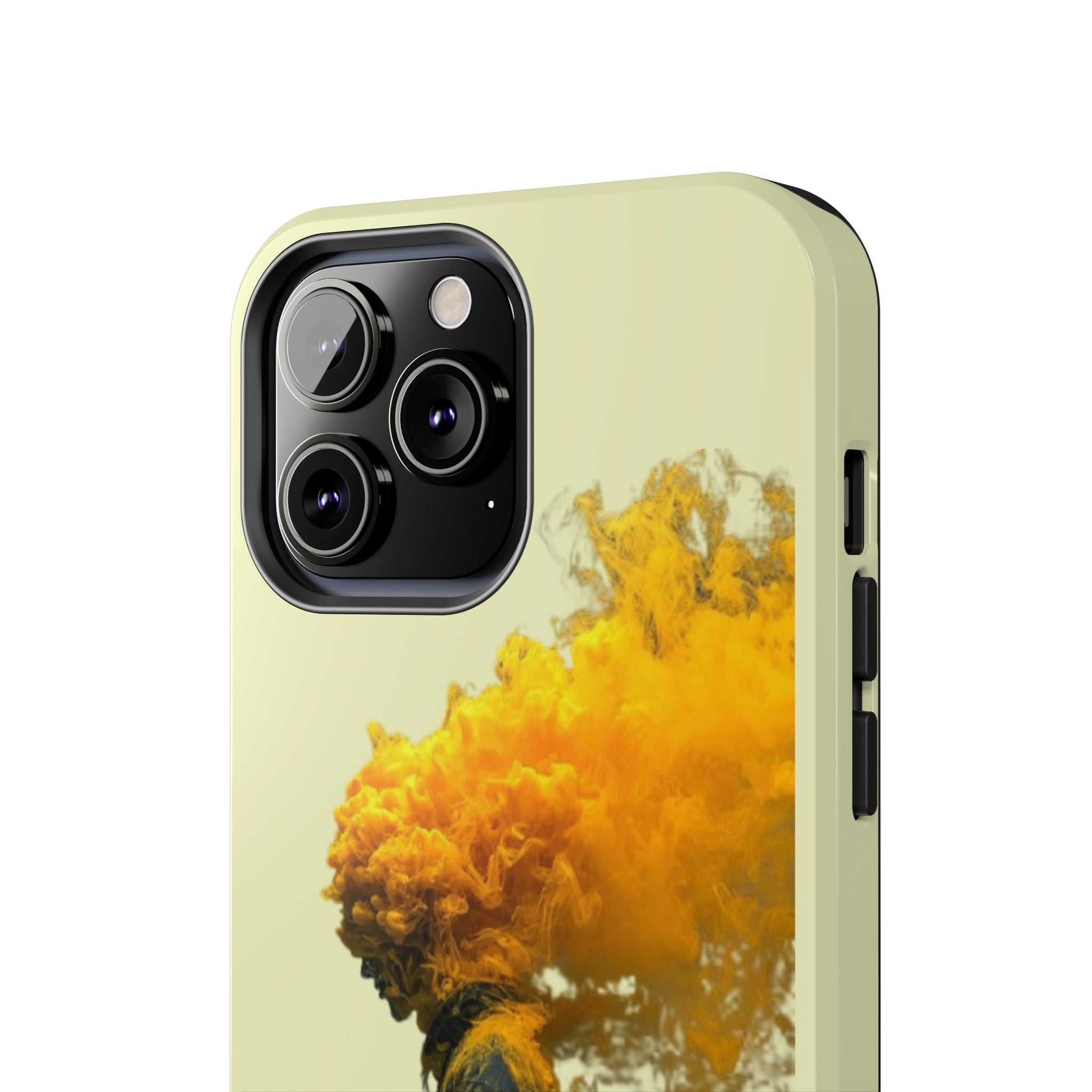 Surreal Yellow Smoke Head Protective Cover