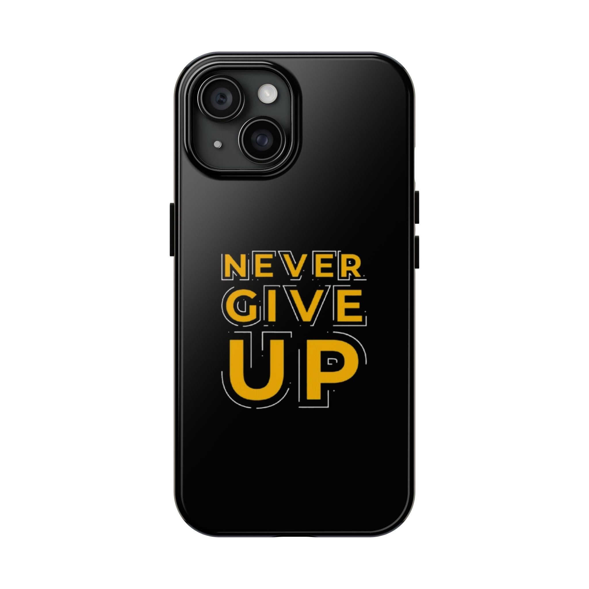Never Give Up Tough Phone Cases | Motivational Gift for Him or Her, Phone Covers, Inspirational Accessories, Custom Mobile Cases, [...]