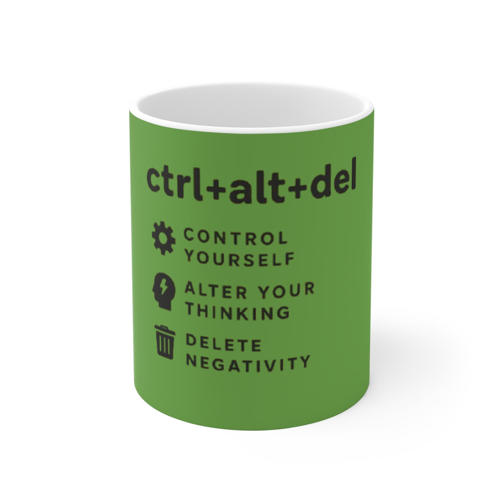 Motivational Ctrl+Alt+Del Coffee Mug