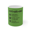 Motivational Ctrl+Alt+Del Coffee Mug