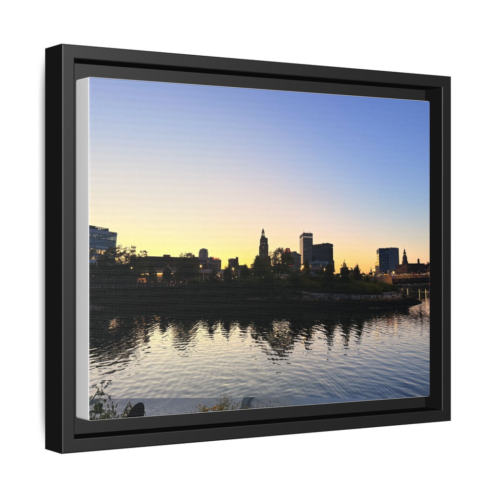 City Skyline Sunset Wall Art