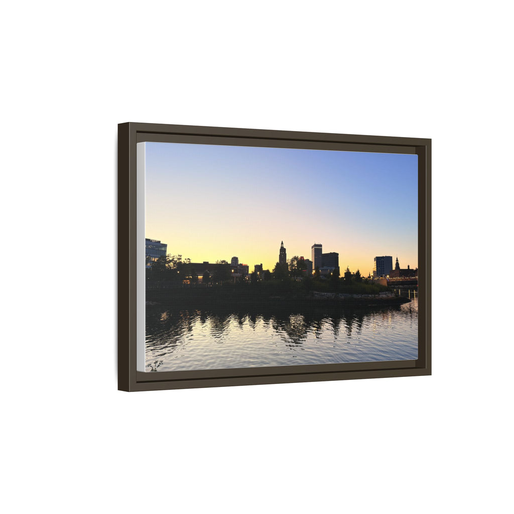 City Skyline Sunset Wall Art