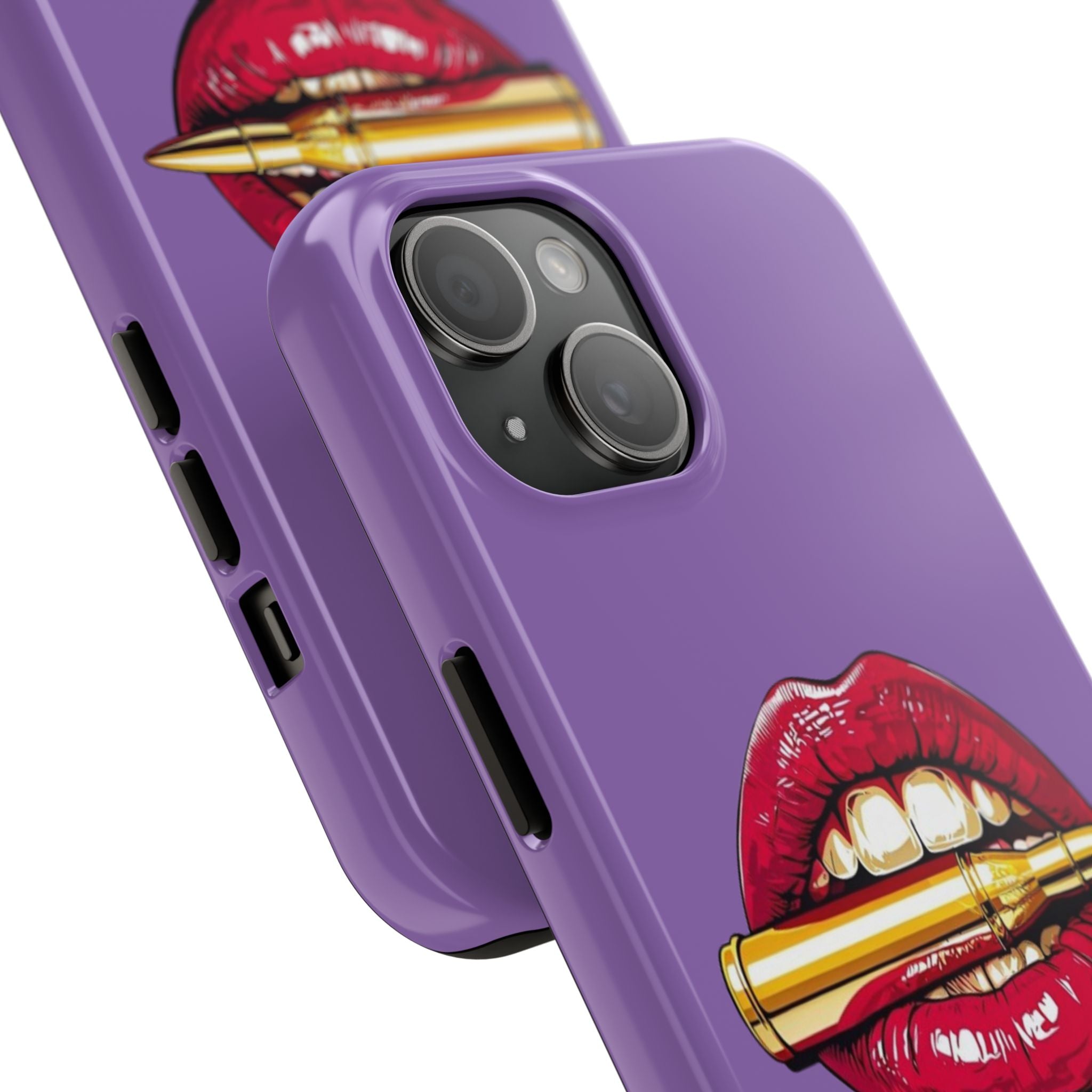Bold Lipstick Phone Cases | Stylish Tough Cases, Phone Accessories, Birthday Gifts, Trendy Cell Phone Covers, Fashionable Tech Gear
