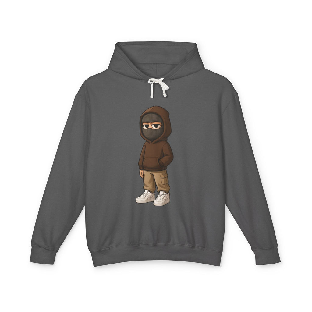 Streetwear Ninja Character Graphic Hoodie