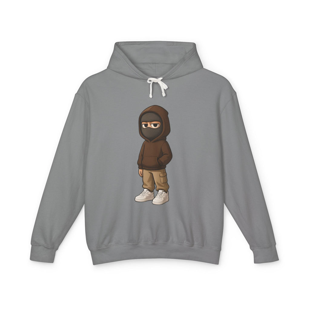 Streetwear Ninja Character Graphic Hoodie