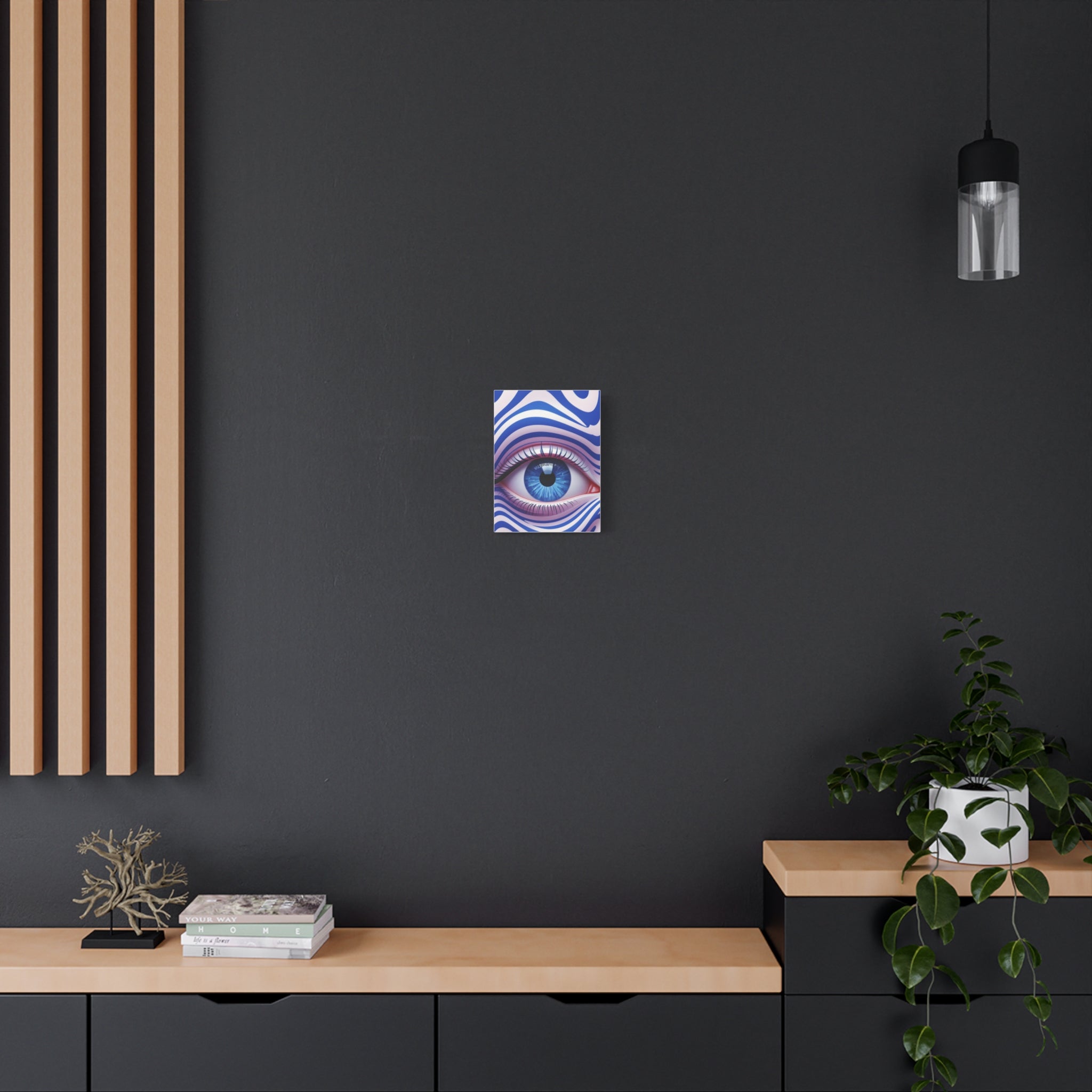 Eye-Catching Canvas Wall Art, Bohemian Home Decor, Unique Gift for Art Lovers, Funky Room Accents, Modern Wall Decor