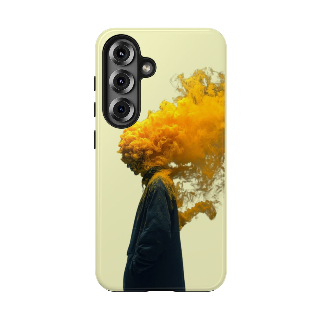Surreal Yellow Smoke Head Protective Cover