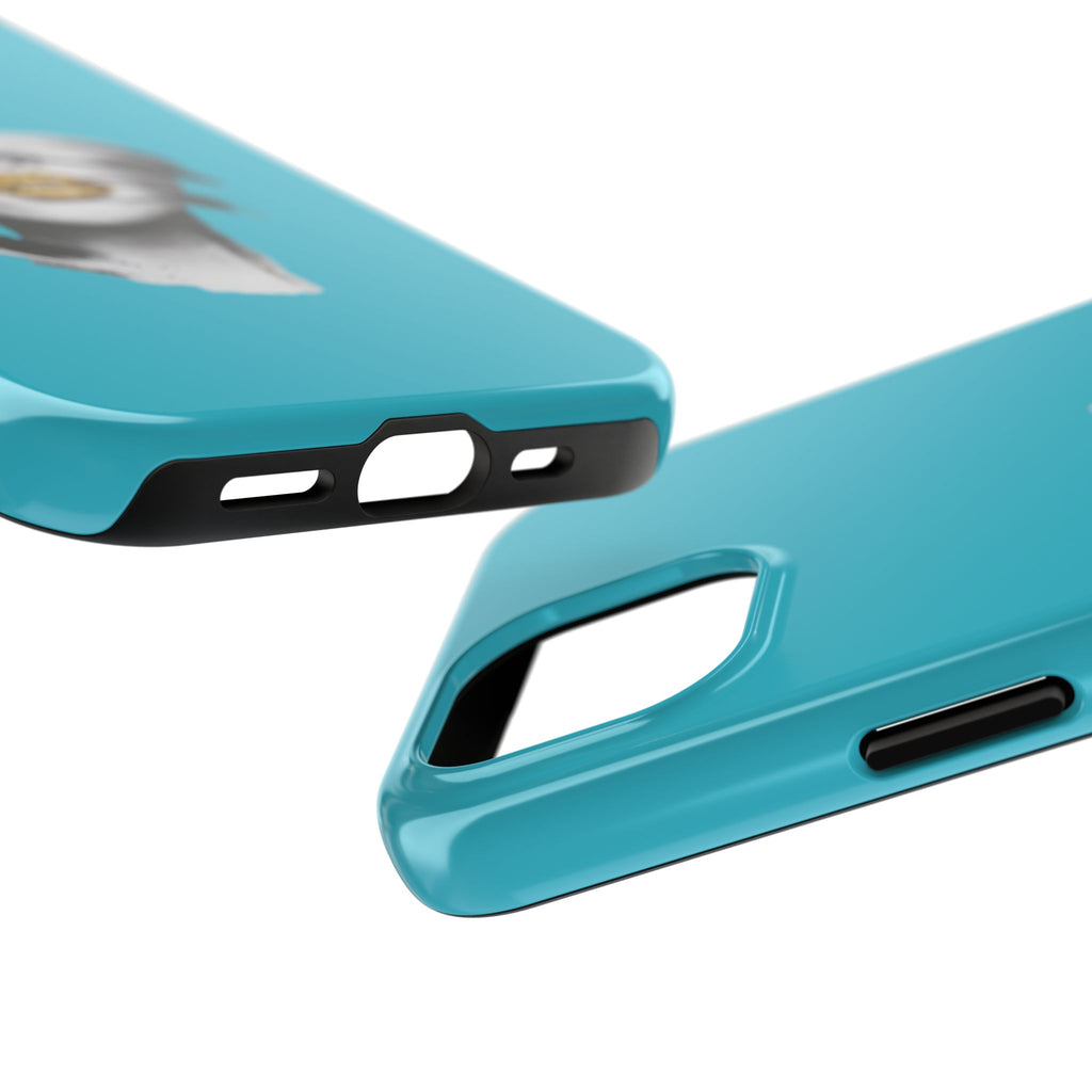 Teal 'Golden Lips' Tough Phone Case