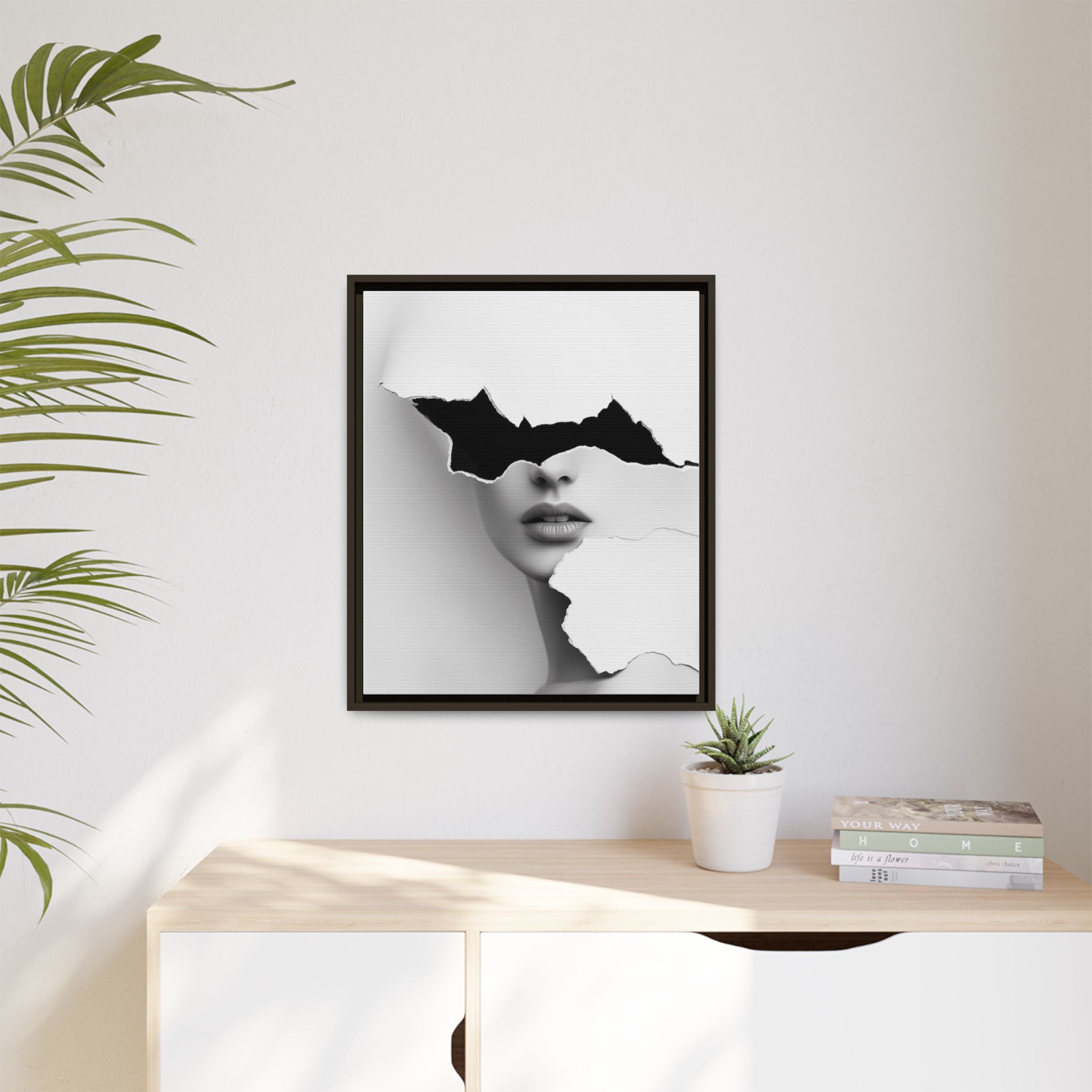 Matte Canvas, Framed (Multi-color)