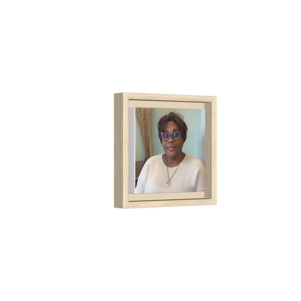 Framed Matte Canvas Portrait Print — Personalized Wall Art Gift