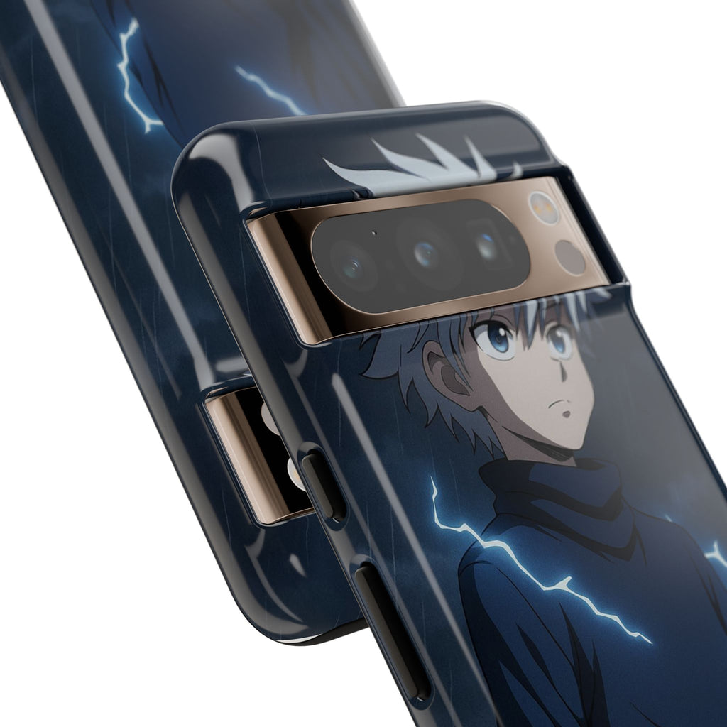 Anime Phone Case Featuring Lightning Design,