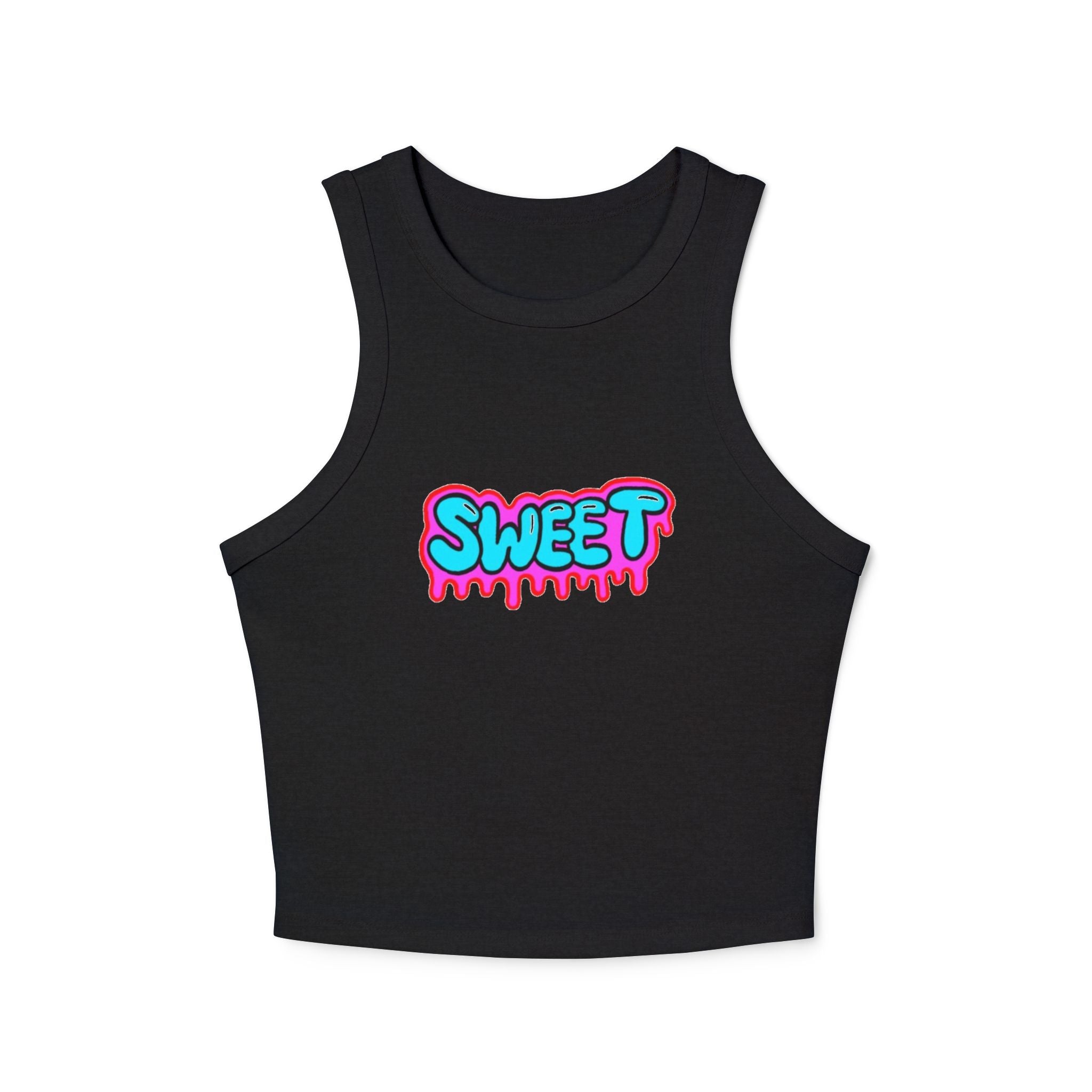 Sweet Graphic Racer Tank Top