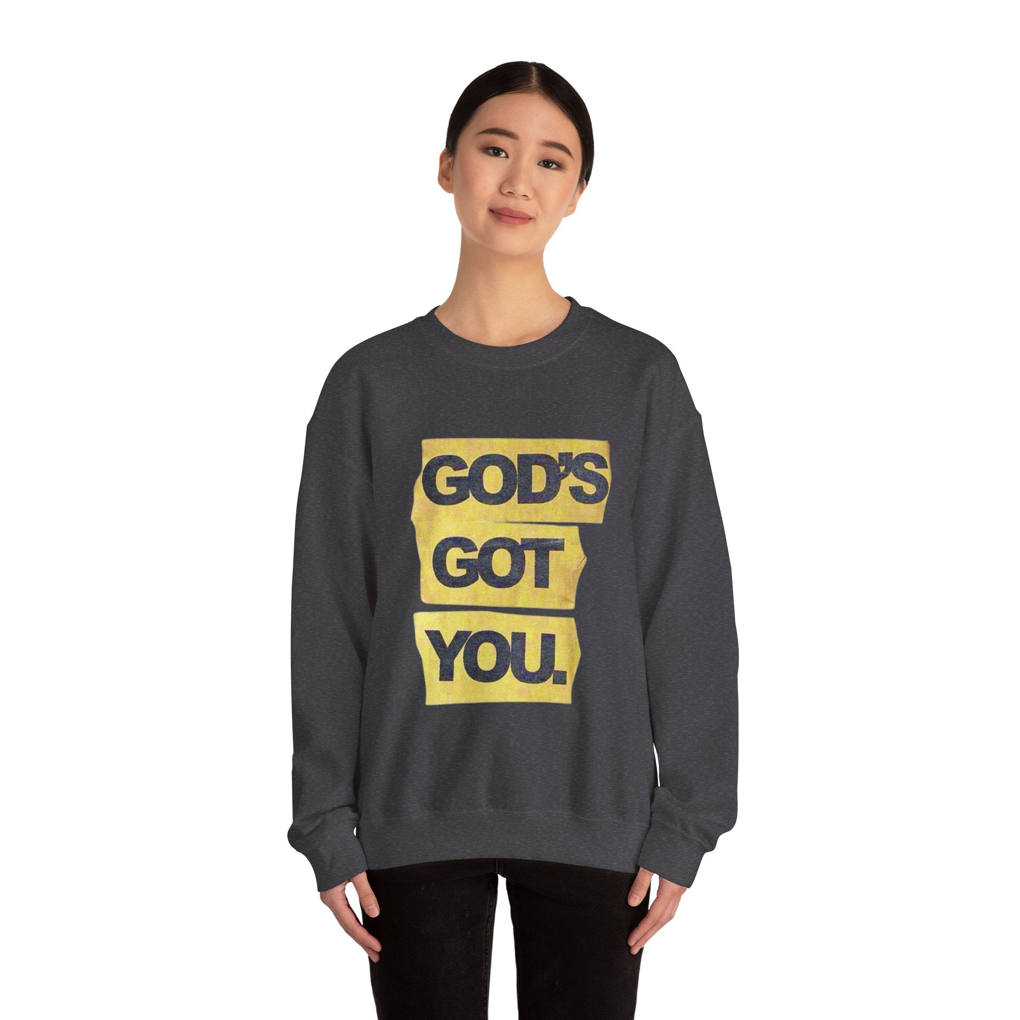 God's Got You Crewneck Sweatshirt, Inspirational Gift, Unisex Sweatshirt, Motivational Fashion, Encouragement Apparel, Cozy Everyday Wear