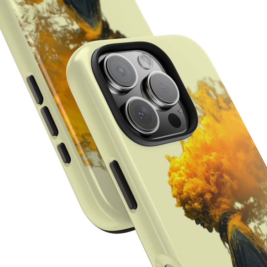Surreal Yellow Smoke Head Protective Cover