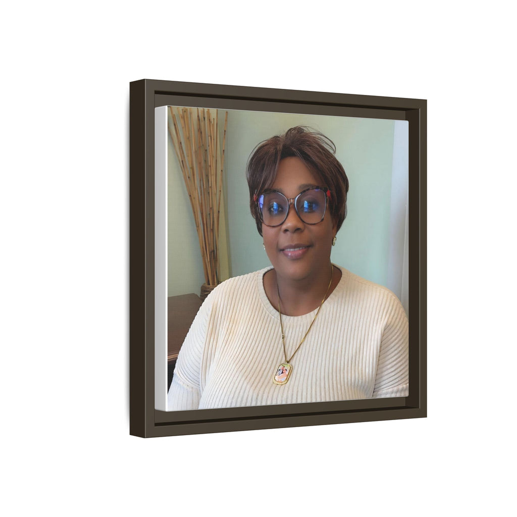 Framed Matte Canvas Portrait Print — Personalized Wall Art Gift