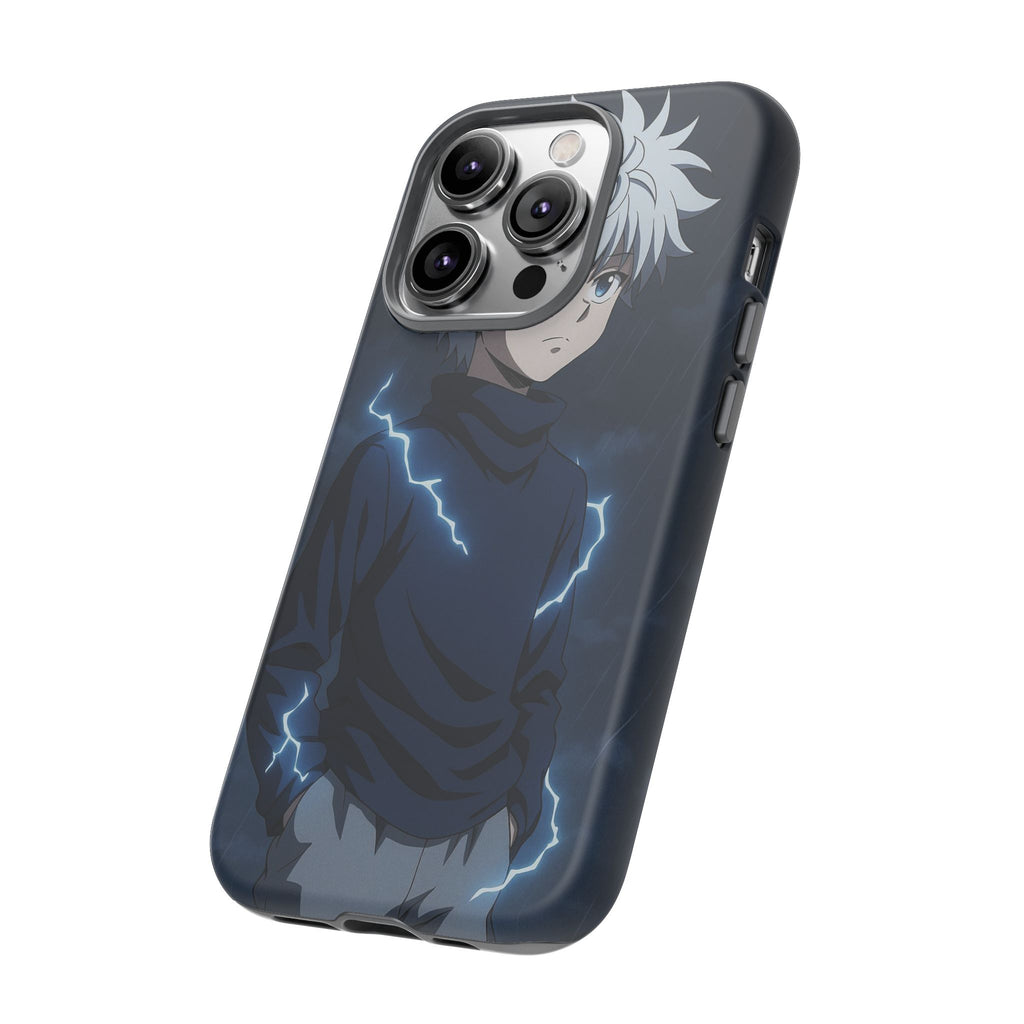 Anime Phone Case Featuring Lightning Design,