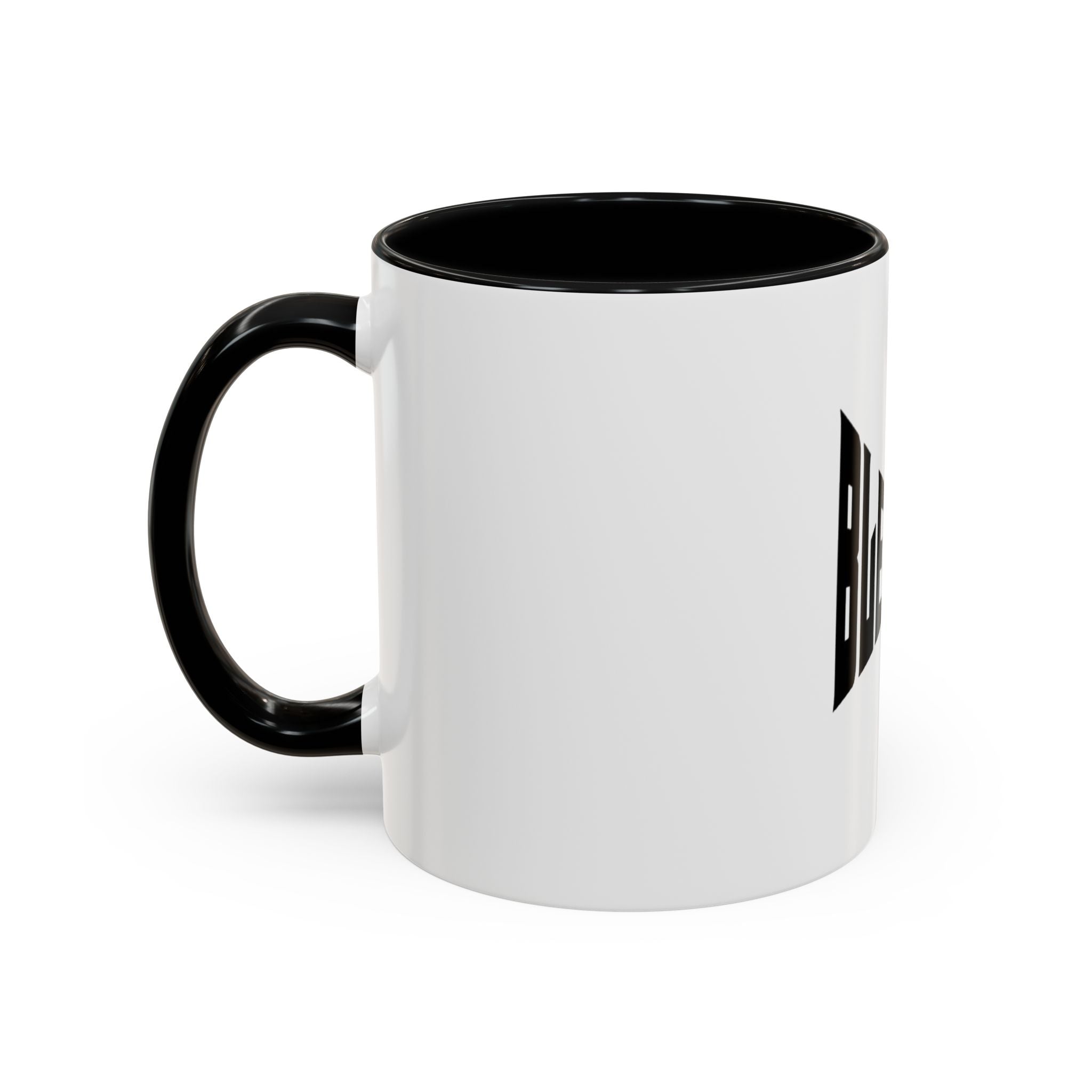 Blessed Coffee Mug — Bold Black Typography Ceramic Mug (11/15 oz)
